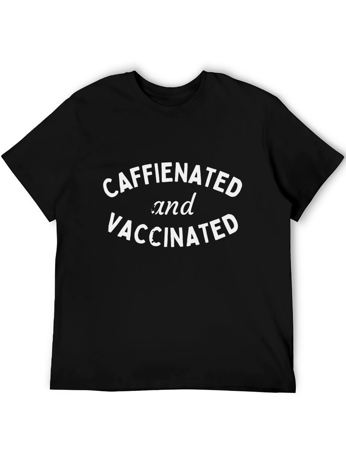 Caffeinated & Vaccinated Graphic Tee