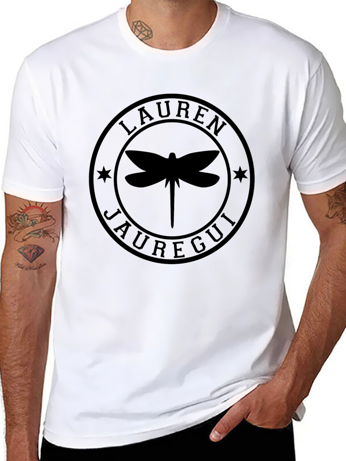 Lauren Jauregui Dragonfly Black T-Shirt