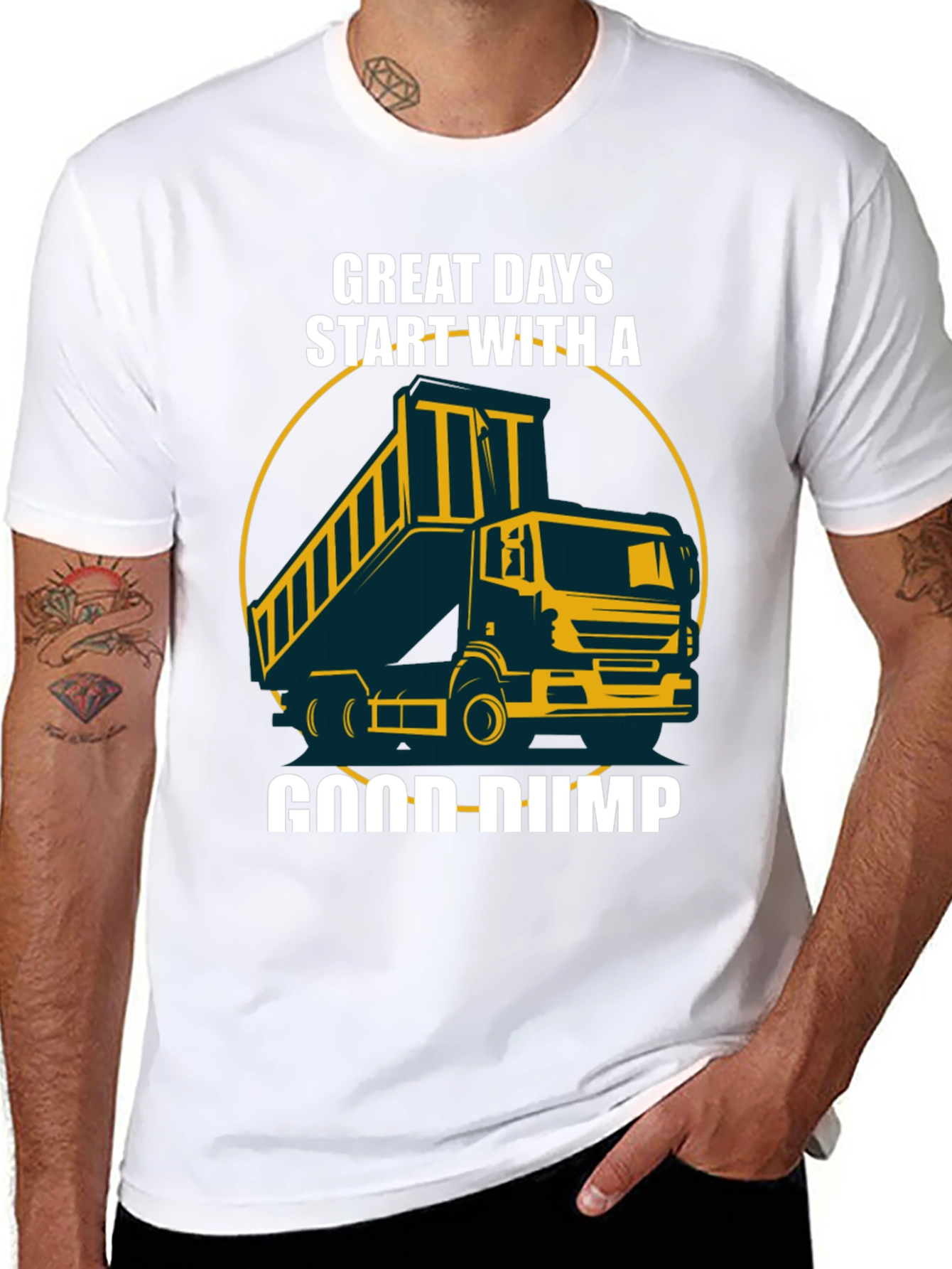 Great Days Start With A Good Dump Truck T-Shirt