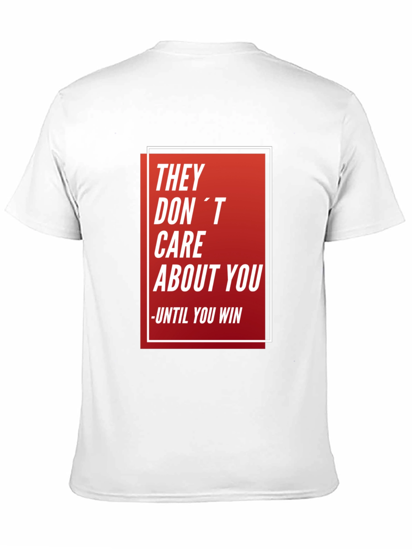 They Dont Care Black T-Shirt