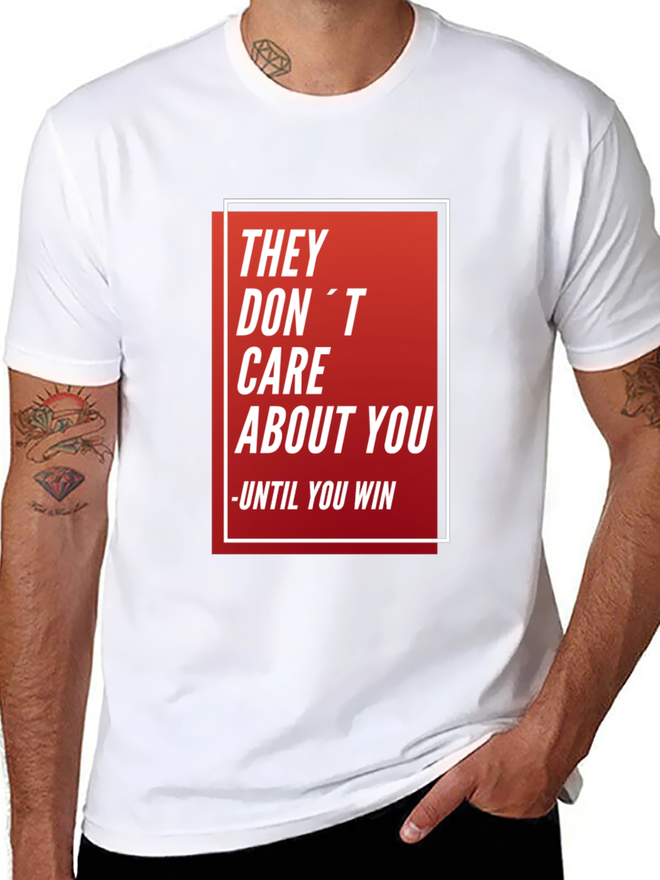 They Dont Care Black T-Shirt