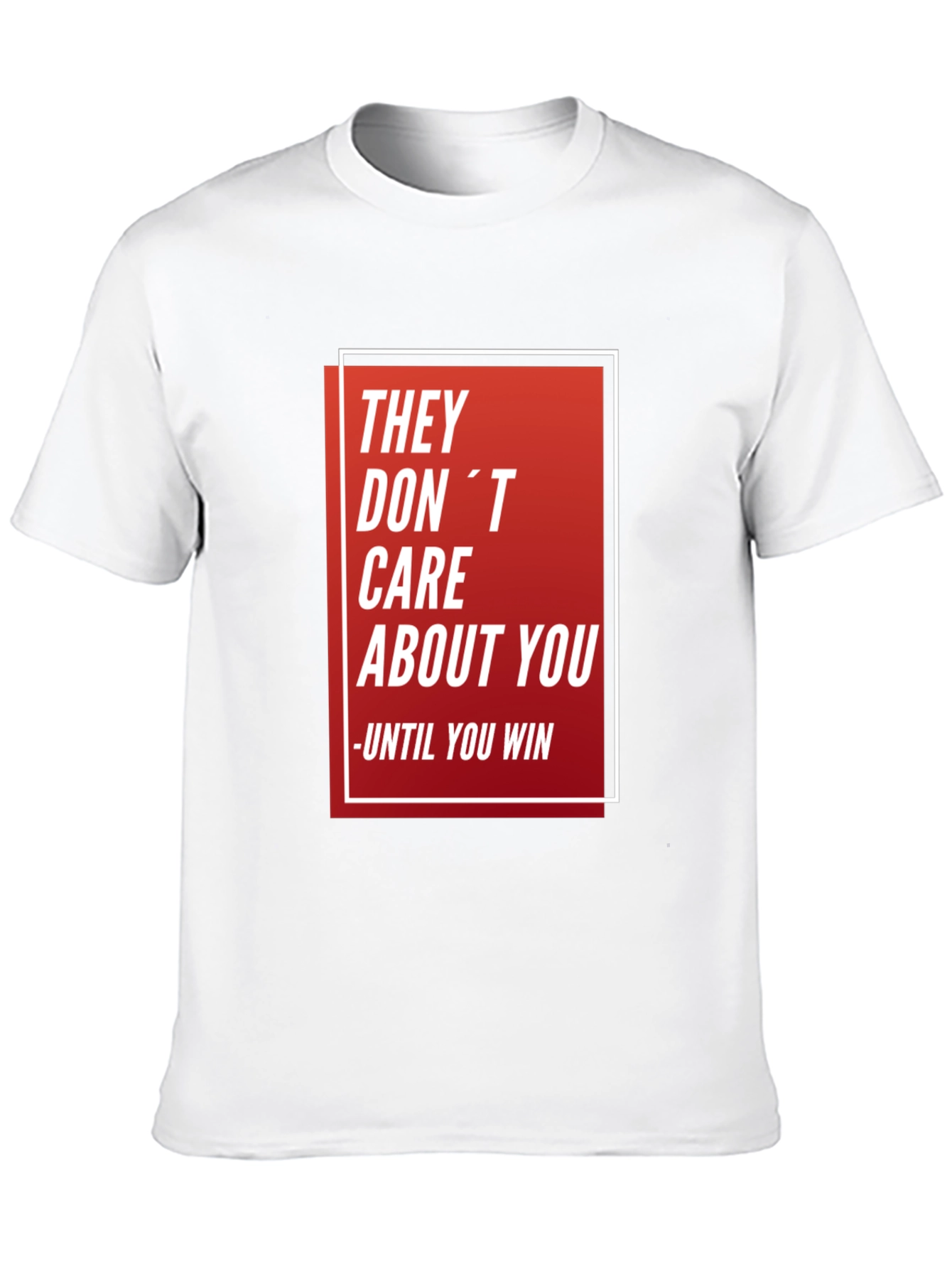 They Dont Care Black T-Shirt
