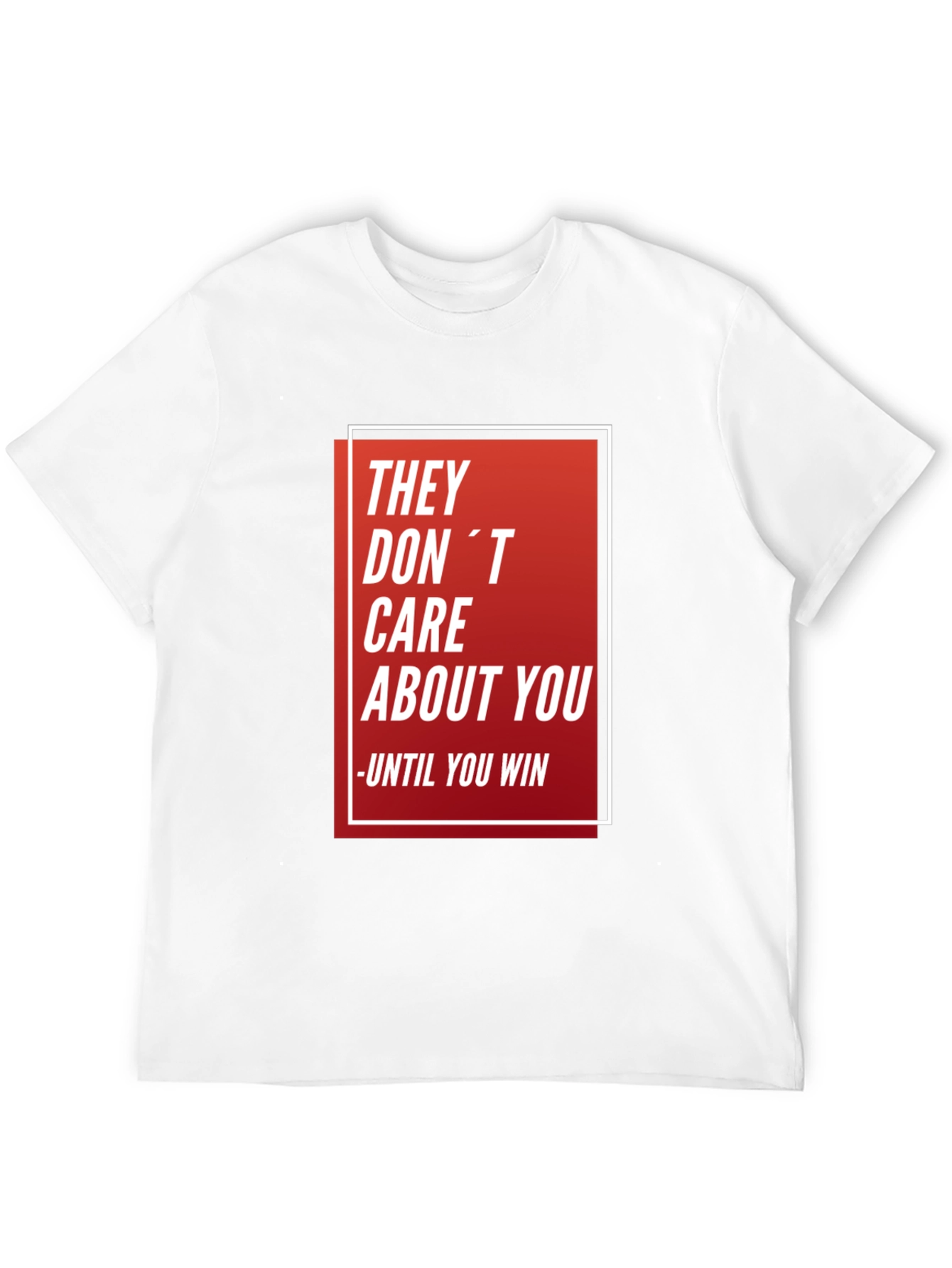 They Dont Care Black T-Shirt
