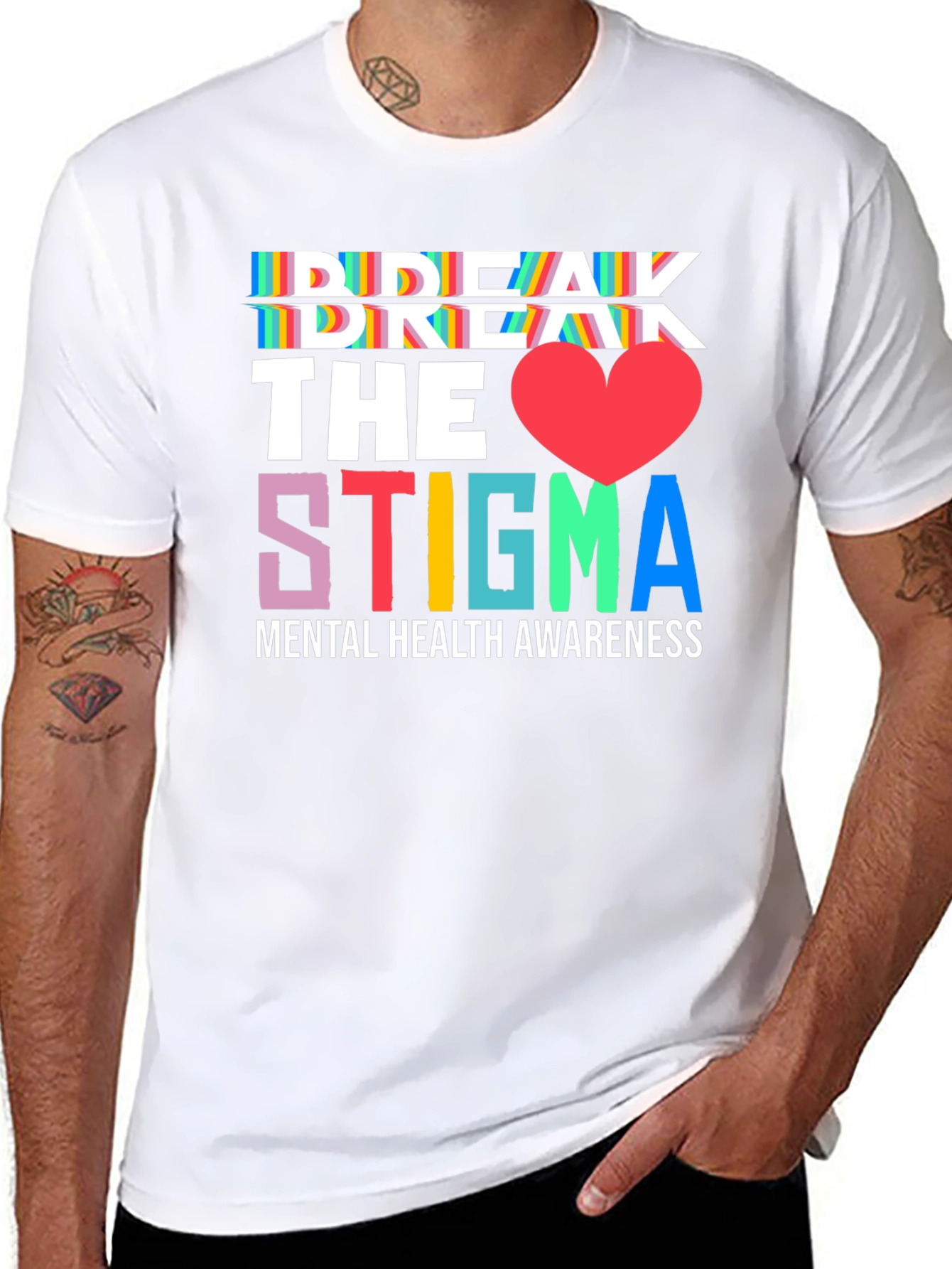Break the Stigma Mental Health Awareness Tee