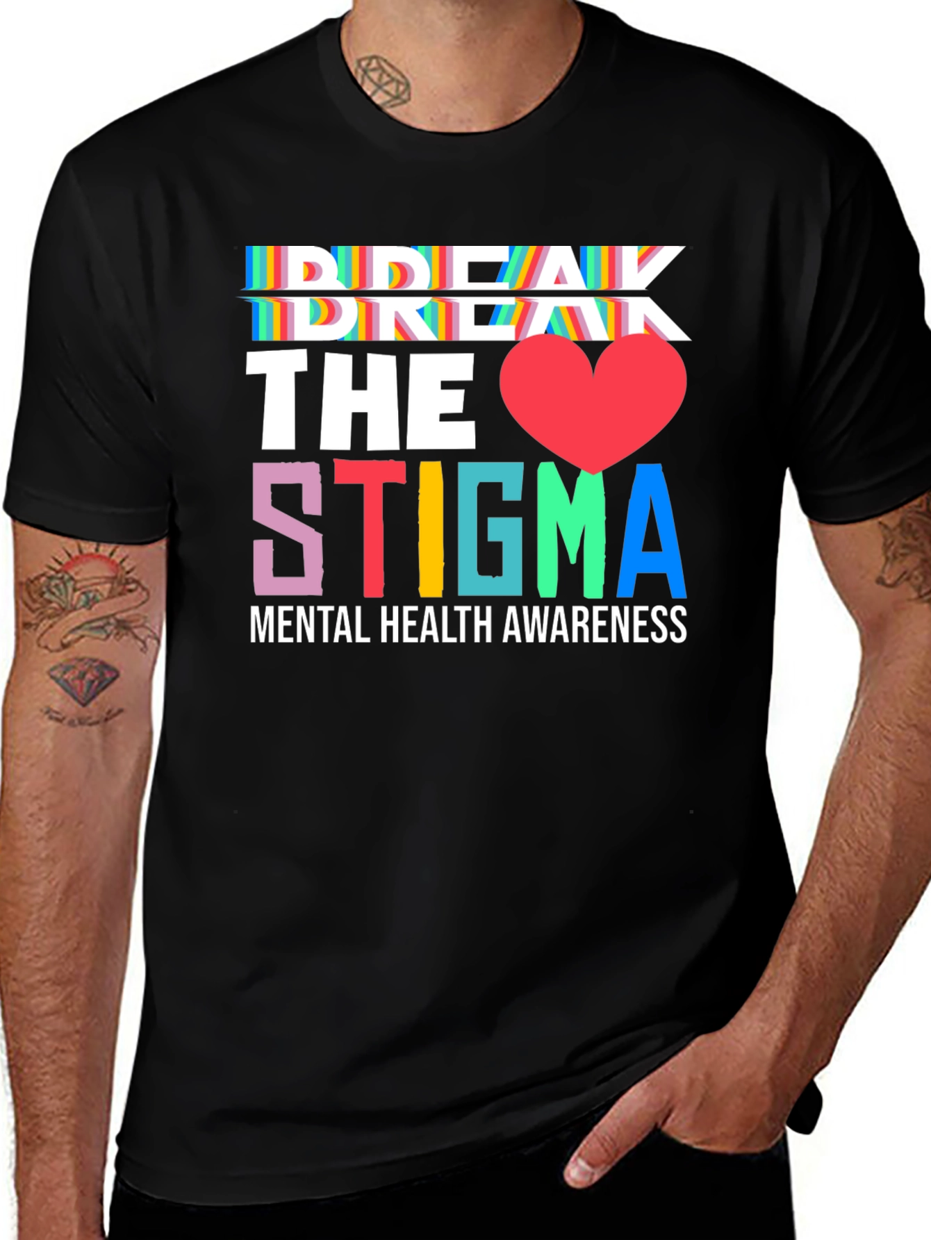 Break the Stigma Mental Health Awareness Tee