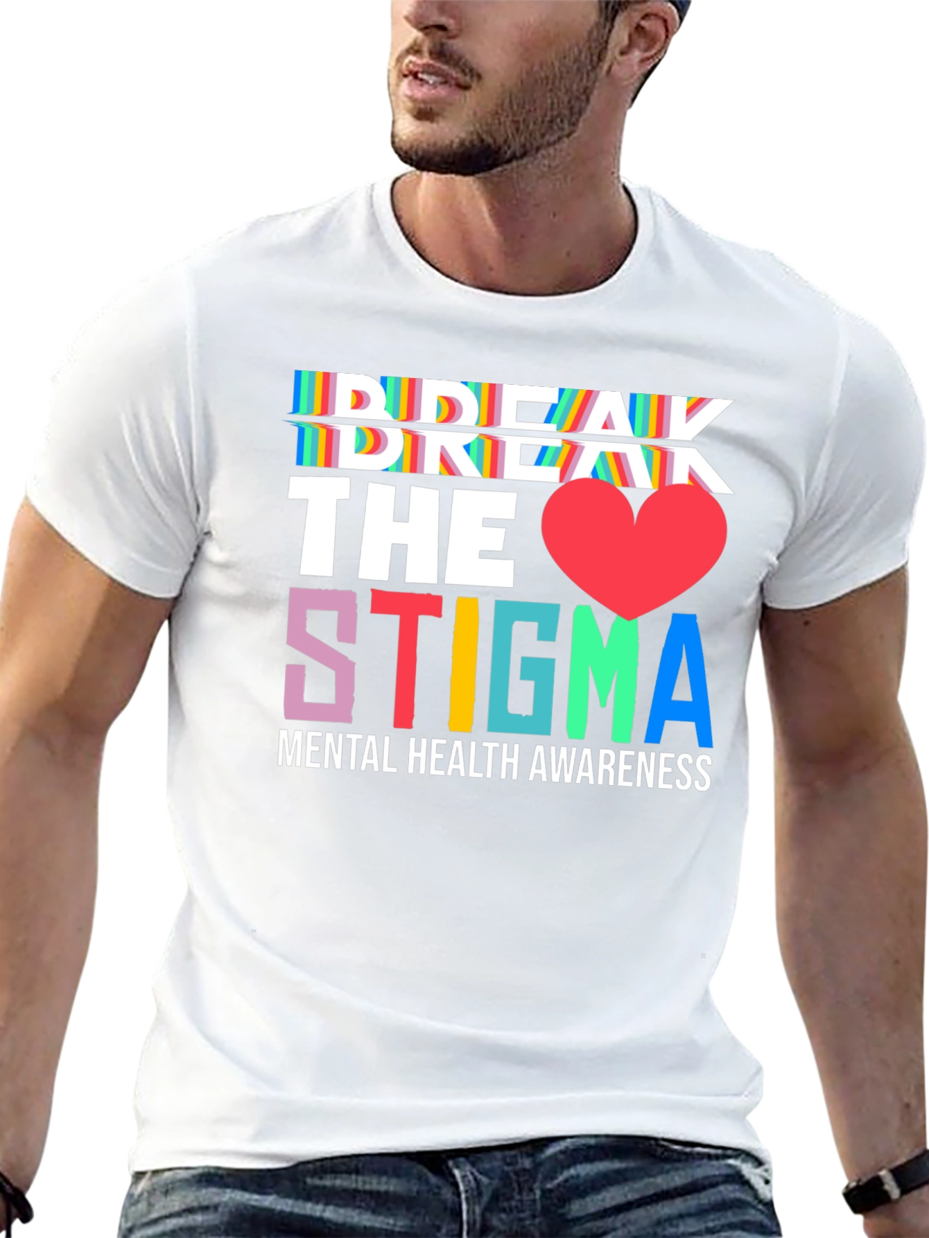 Break the Stigma Mental Health Awareness Tee
