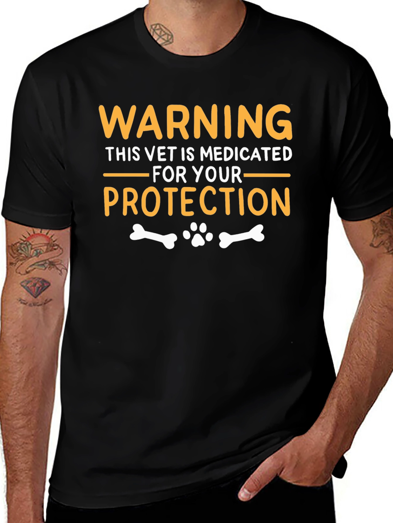 Warning Medicated Vet T-Shirt