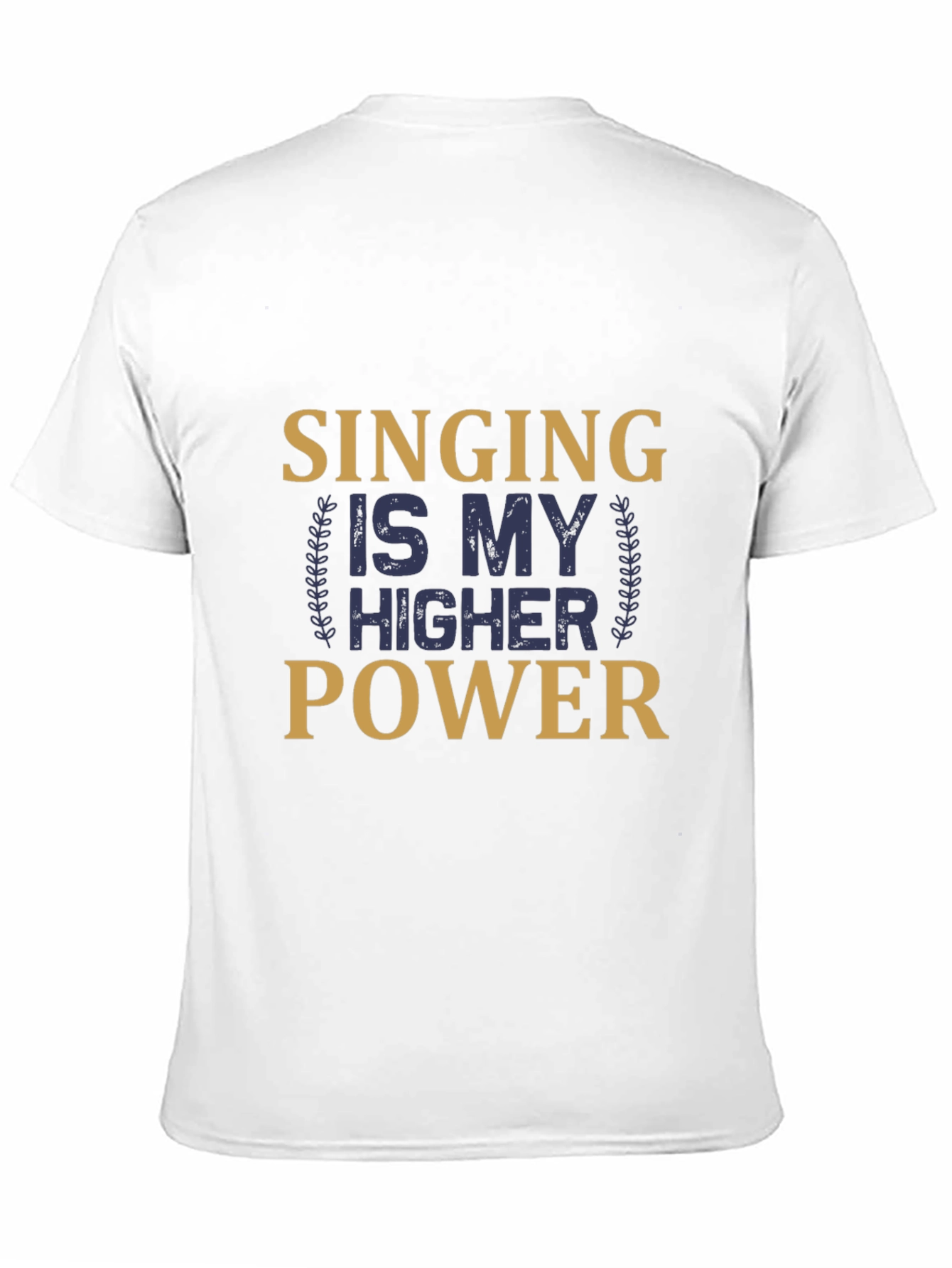 Singing is My Higher Power Black T-Shirt