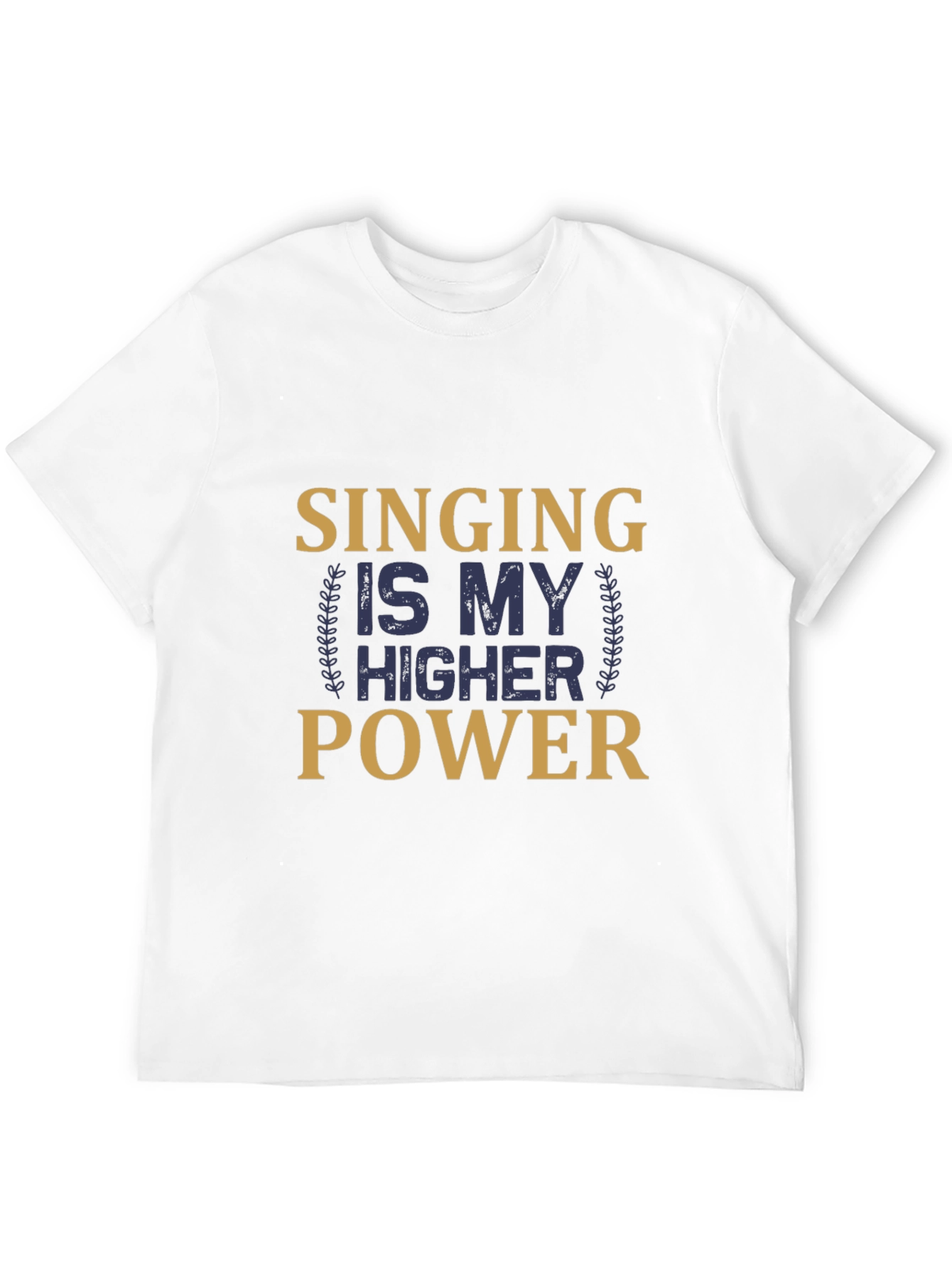 Singing is My Higher Power Black T-Shirt