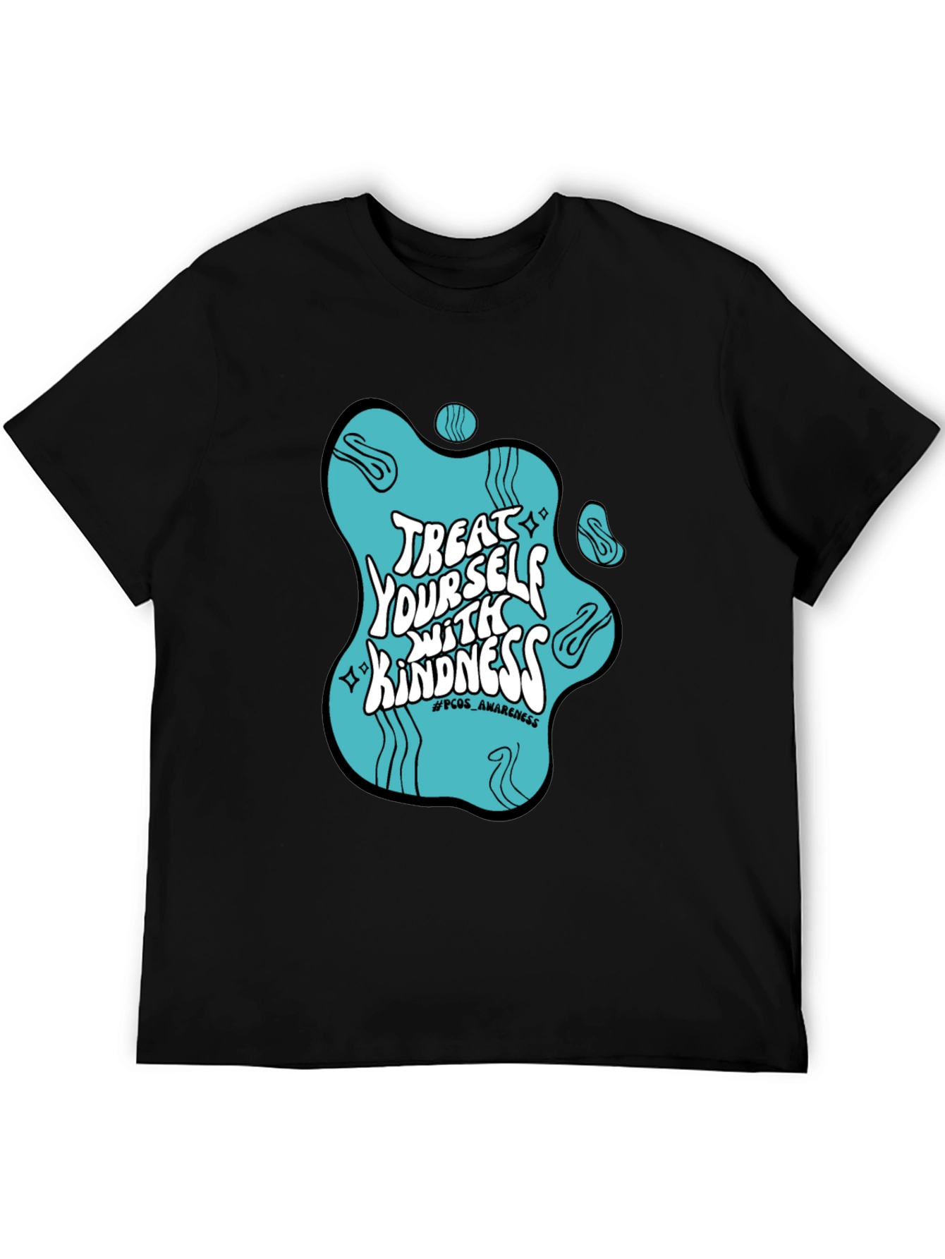 Treat Yourself With Kindness T-Shirt PCOS Awareness Tee