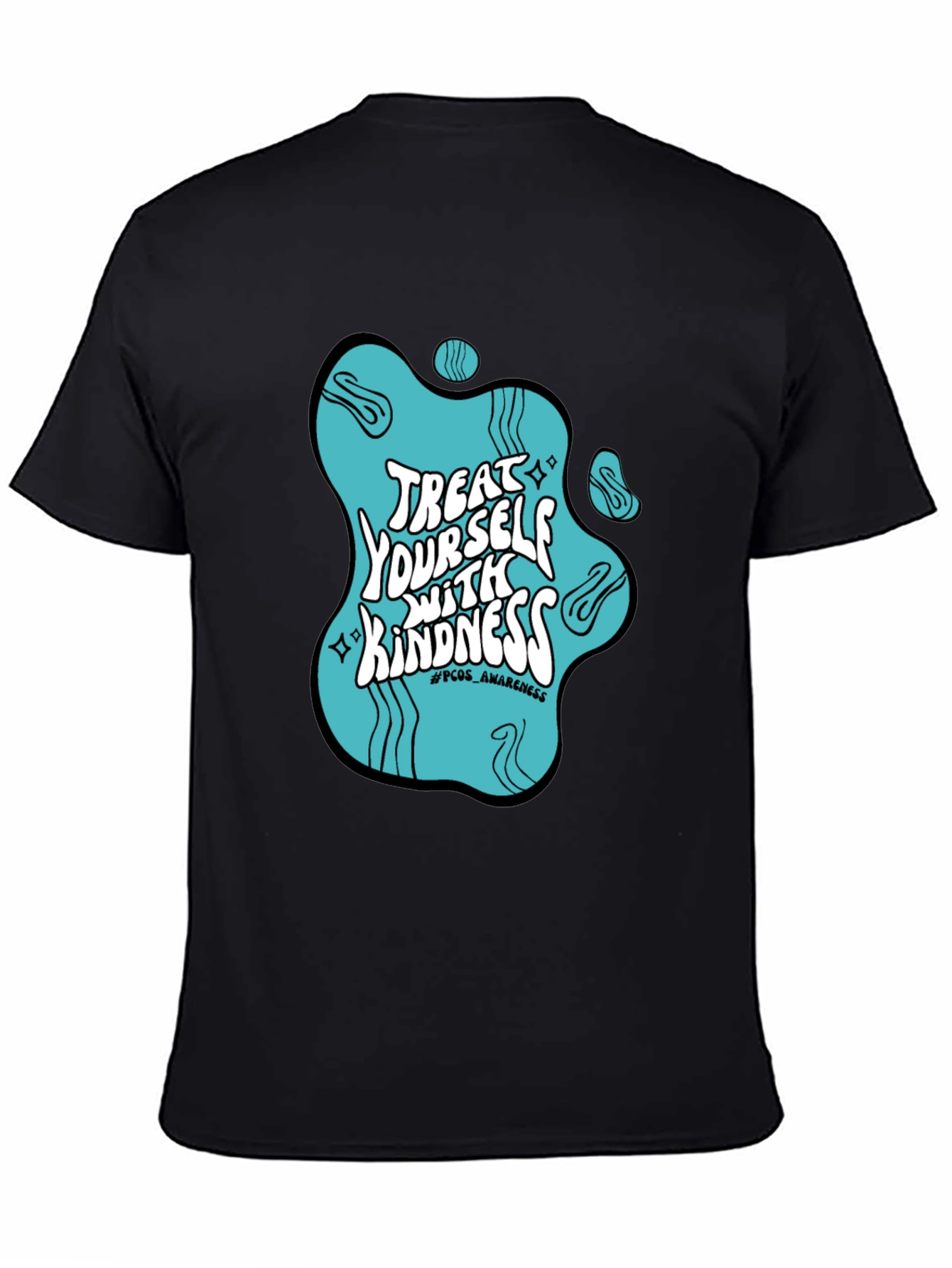 Treat Yourself With Kindness T-Shirt PCOS Awareness Tee