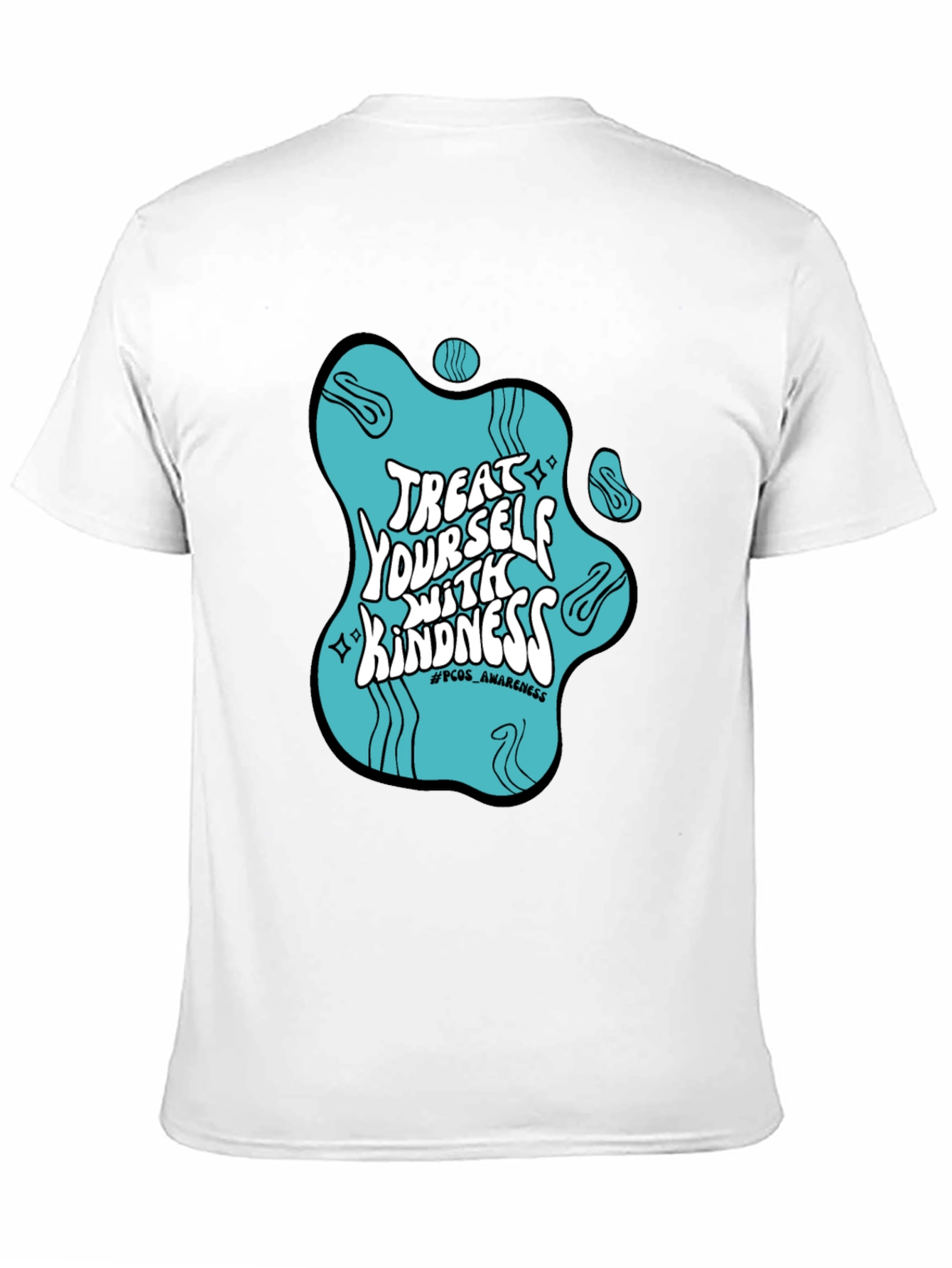 Treat Yourself With Kindness T-Shirt PCOS Awareness Tee