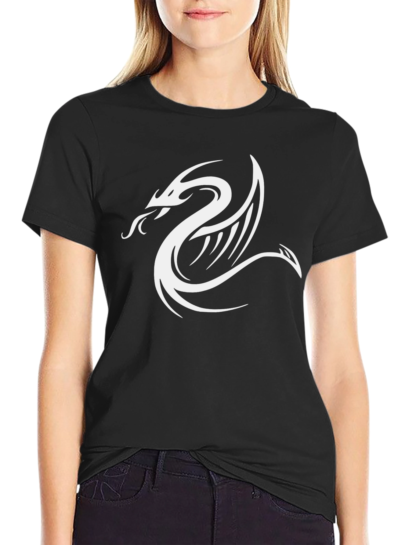 Dragon Graphic Black T-Shirt - Stylish & Unique Design