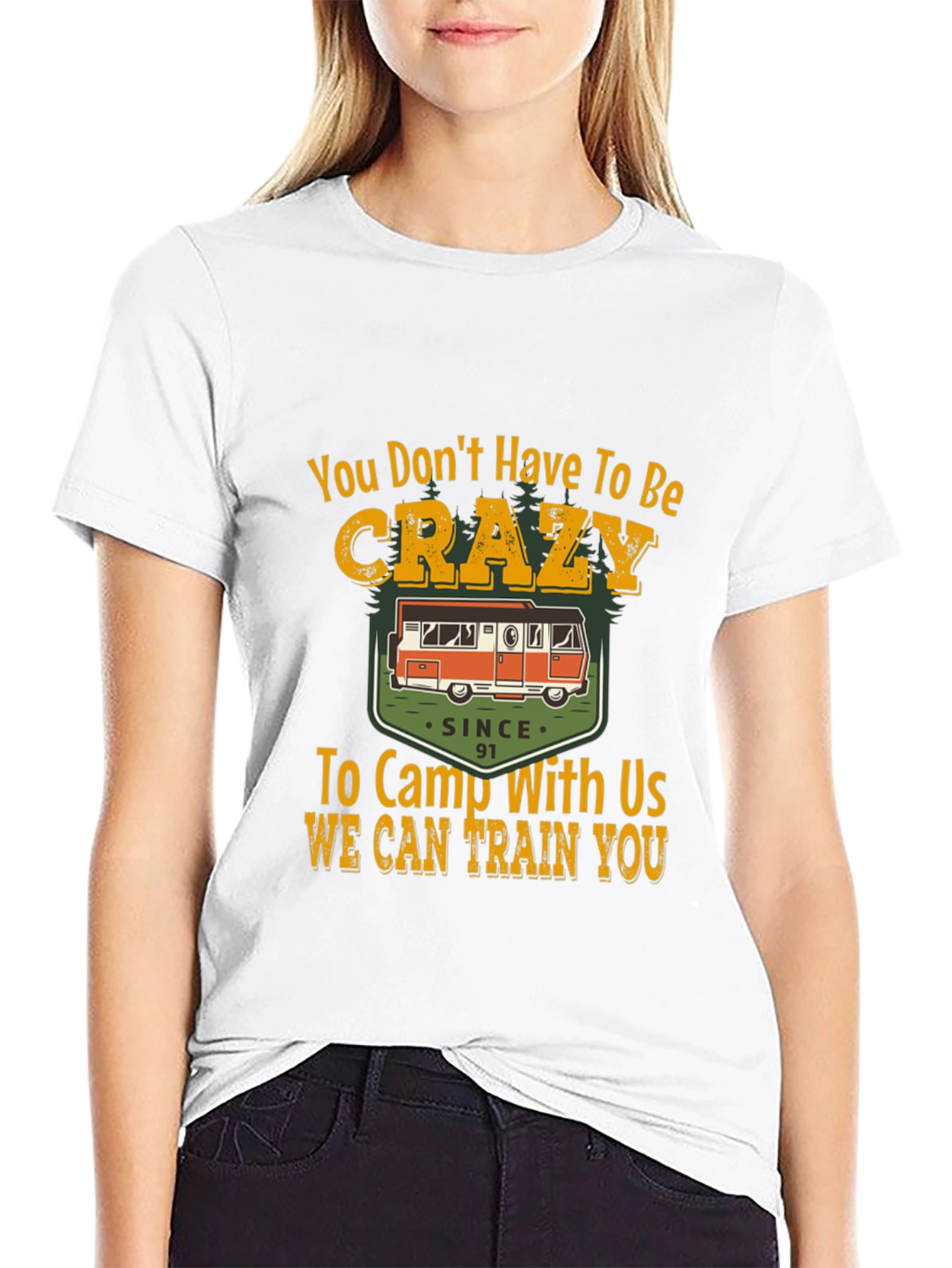Crazy Camping T-Shirt - Since 91