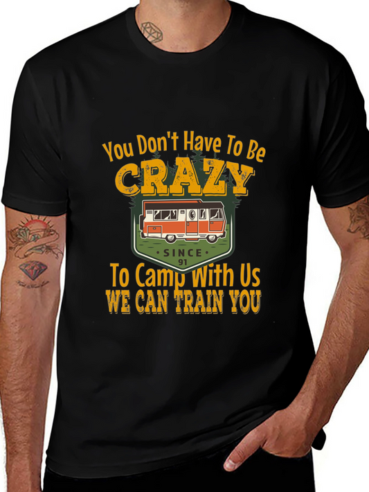 Crazy Camping T-Shirt - Since 91