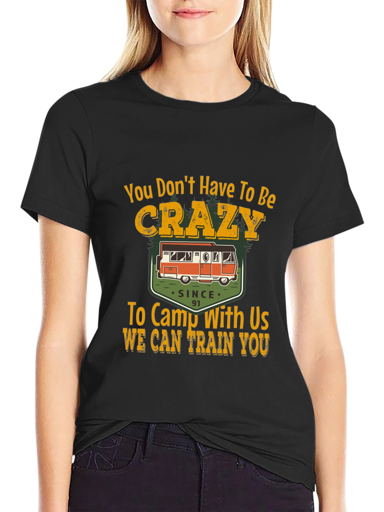Crazy Camping T-Shirt - Since 91