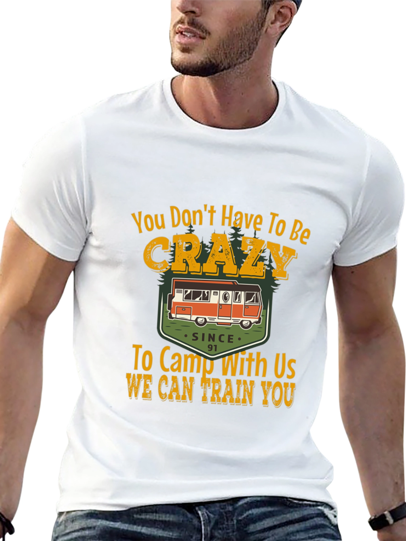 Crazy Camping T-Shirt - Since 91