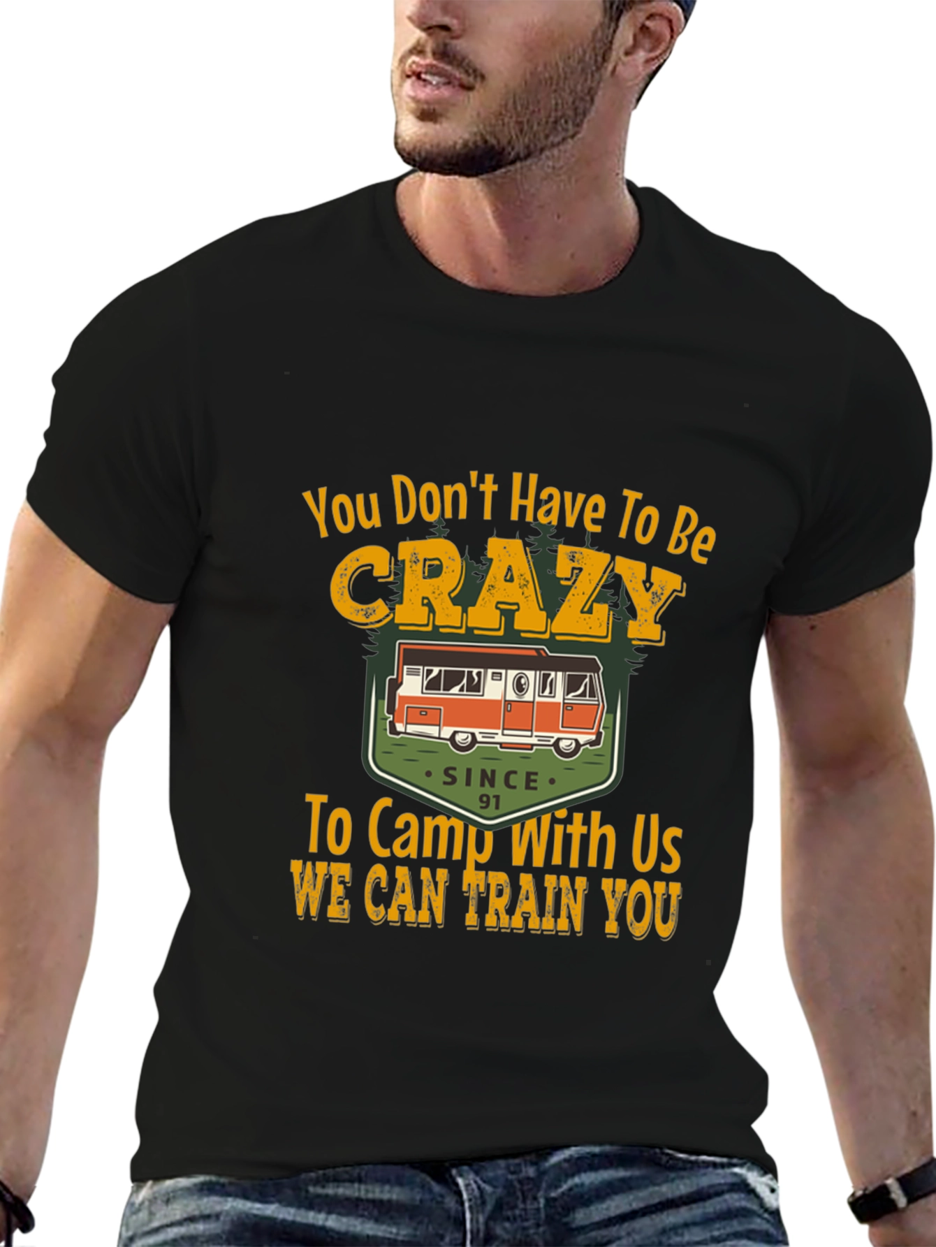 Crazy Camping T-Shirt - Since 91