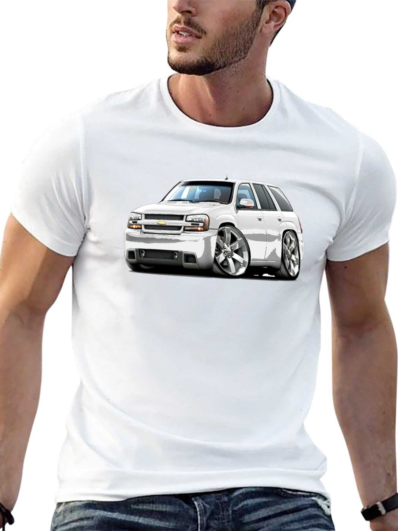 Car Graphic Black T-Shirt
