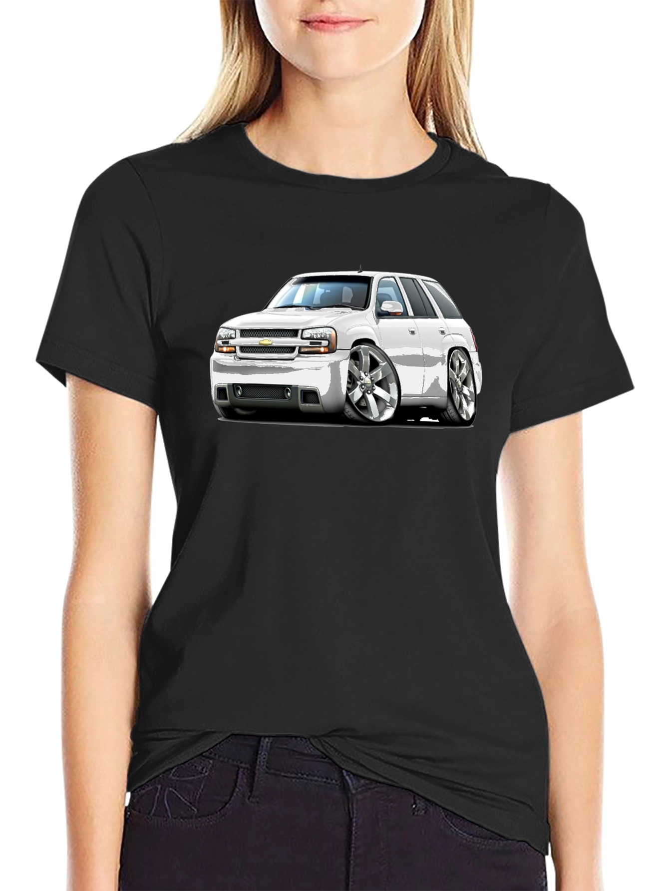 Car Graphic Black T-Shirt