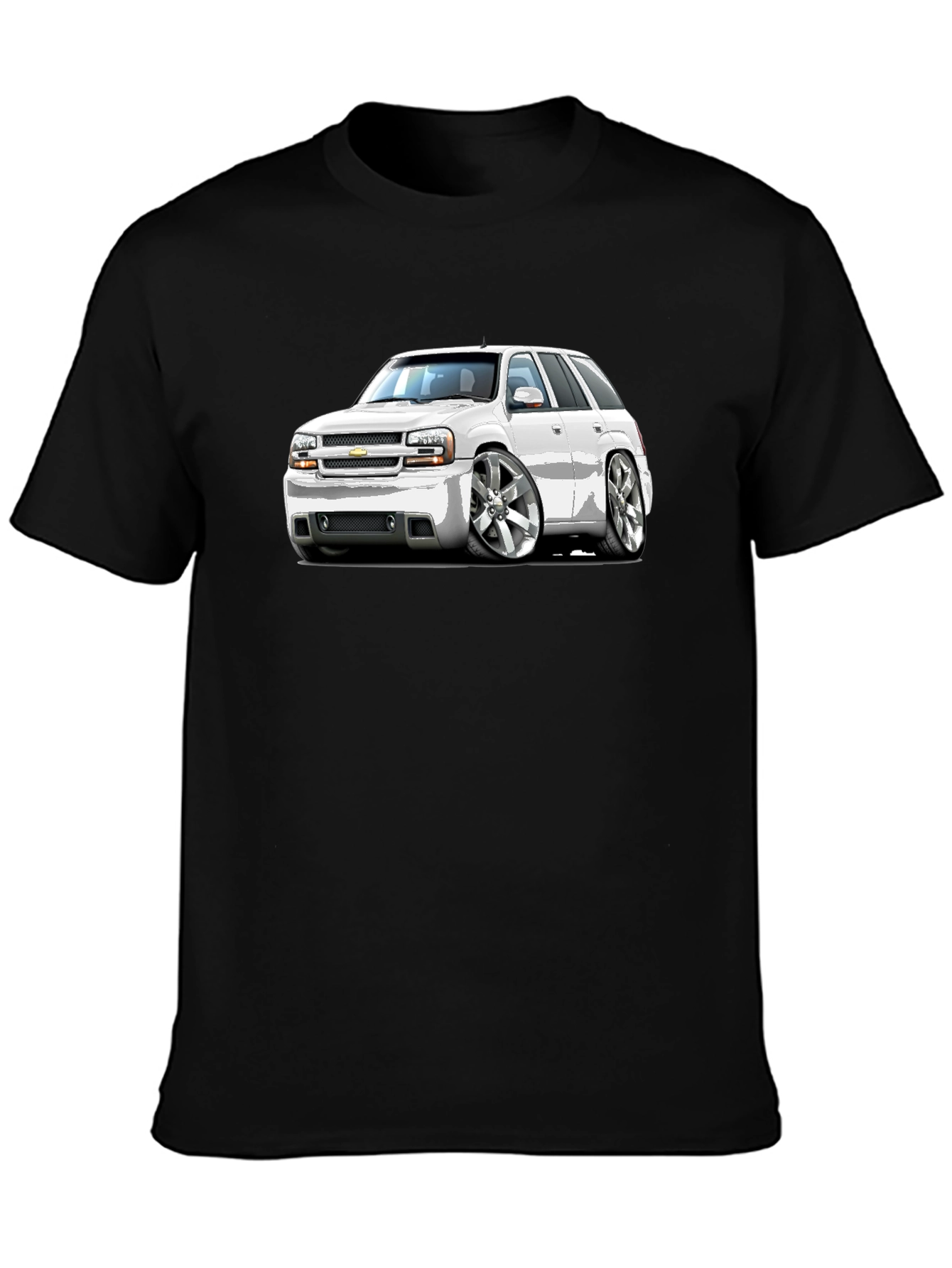 Car Graphic Black T-Shirt