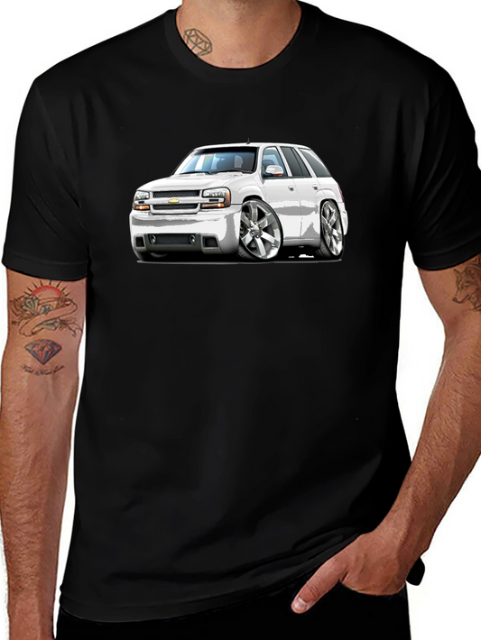 Car Graphic Black T-Shirt