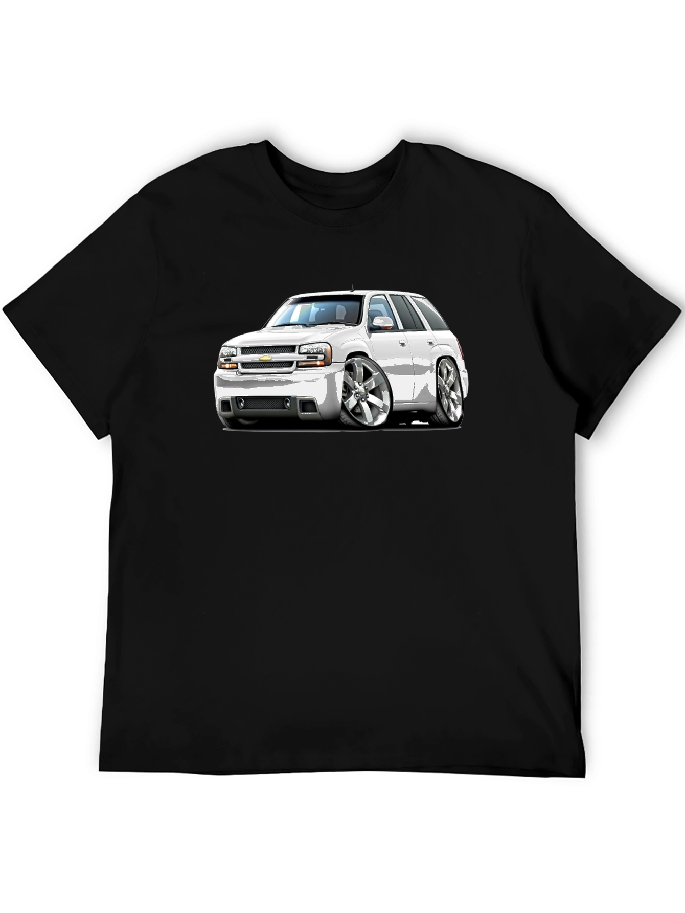 Car Graphic Black T-Shirt