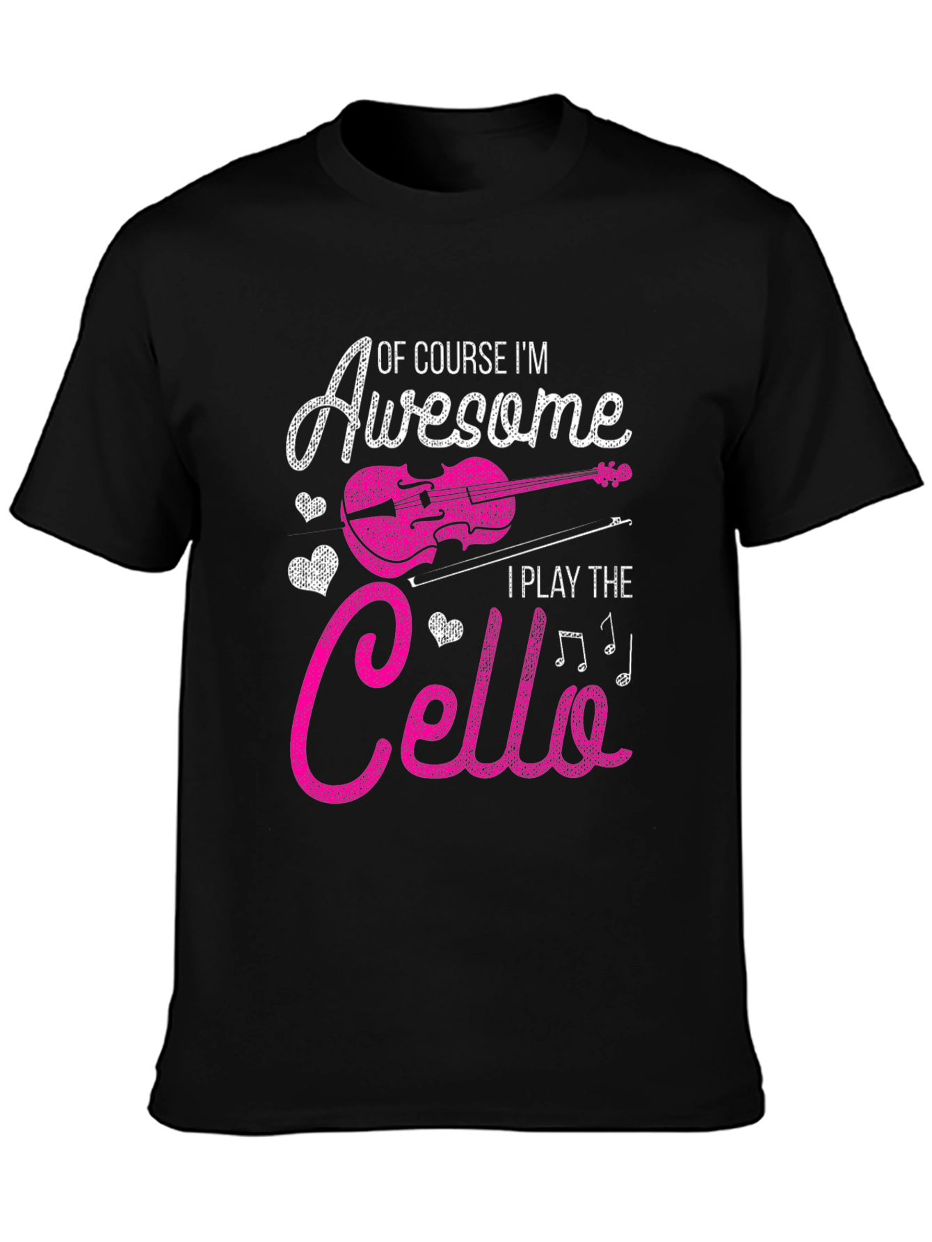 Awesome Cello Player Graphic Tee