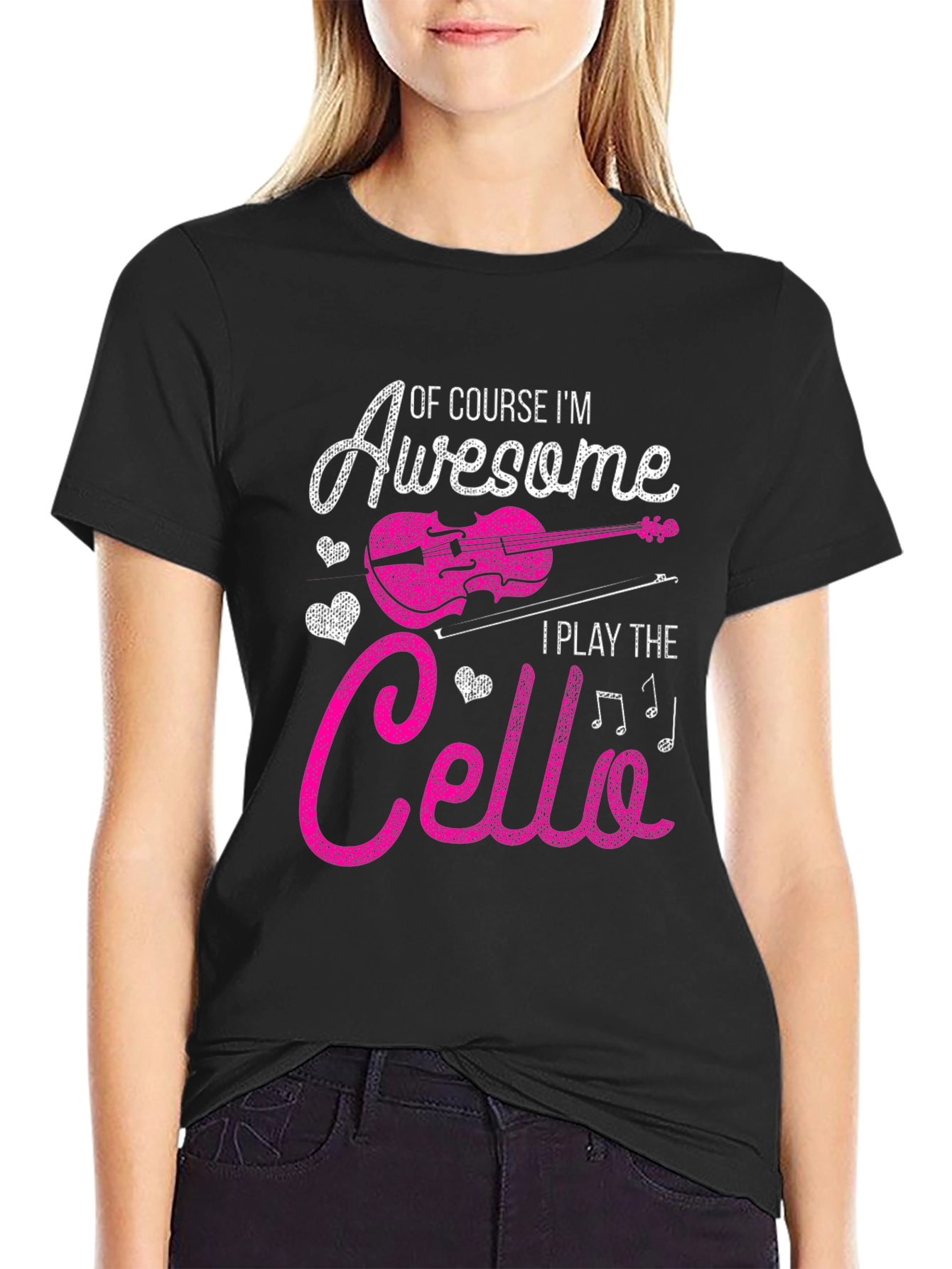 Awesome Cello Player Graphic Tee