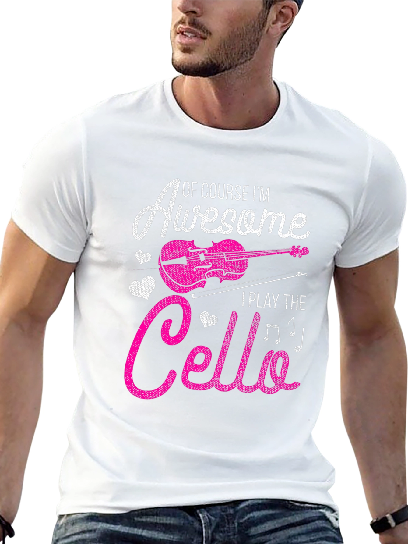 Awesome Cello Player Graphic Tee