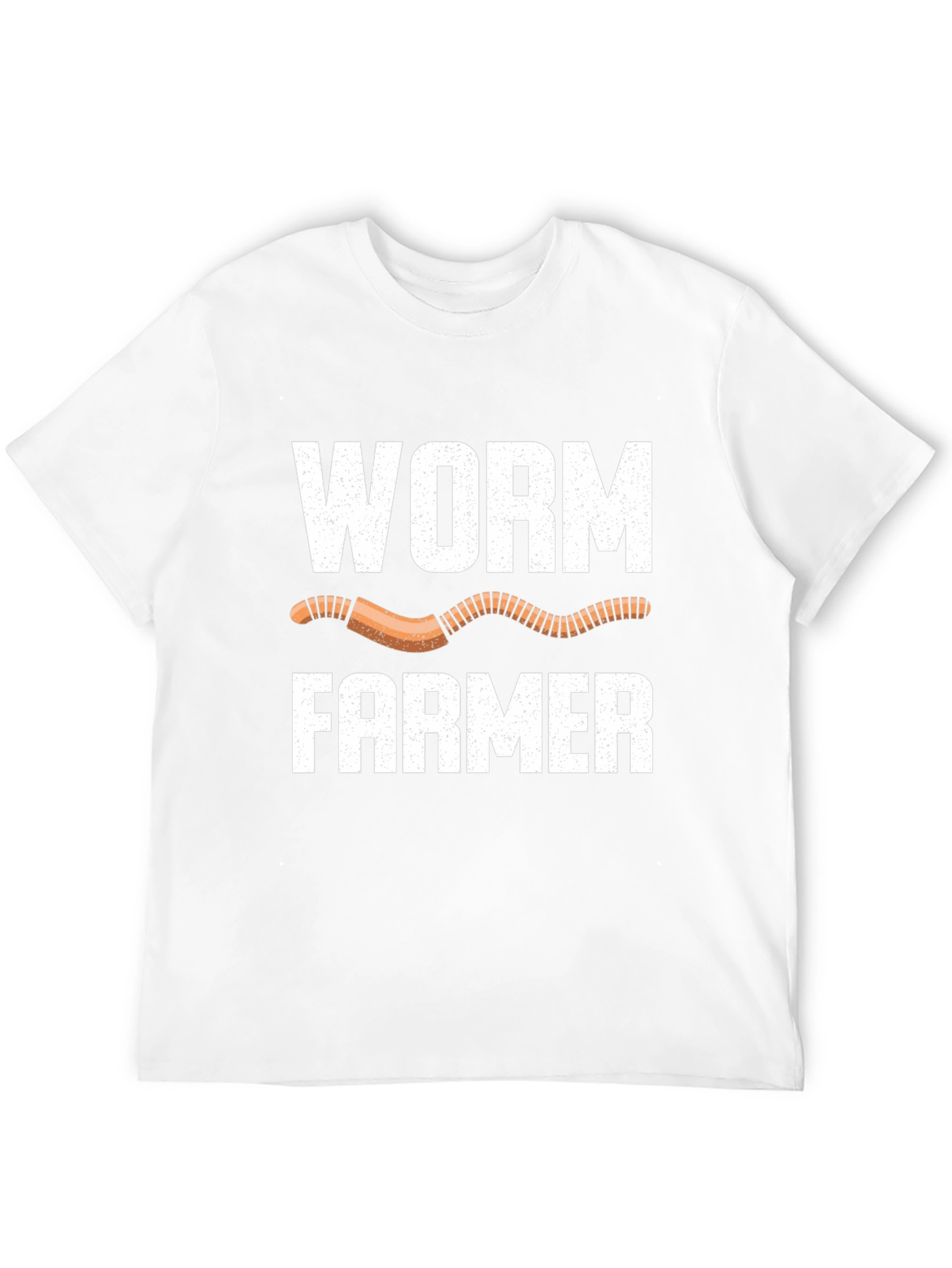 Worm Farmer Graphic Tee - Black Cotton T-Shirt