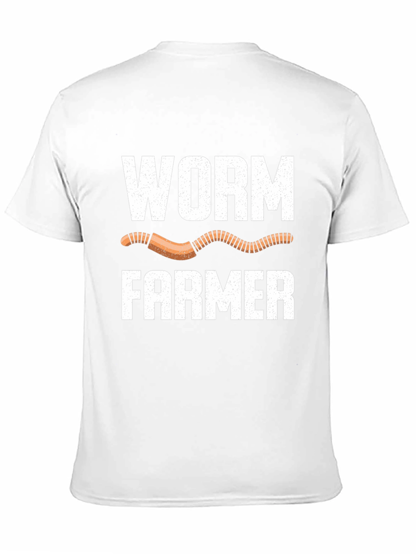 Worm Farmer Graphic Tee - Black Cotton T-Shirt