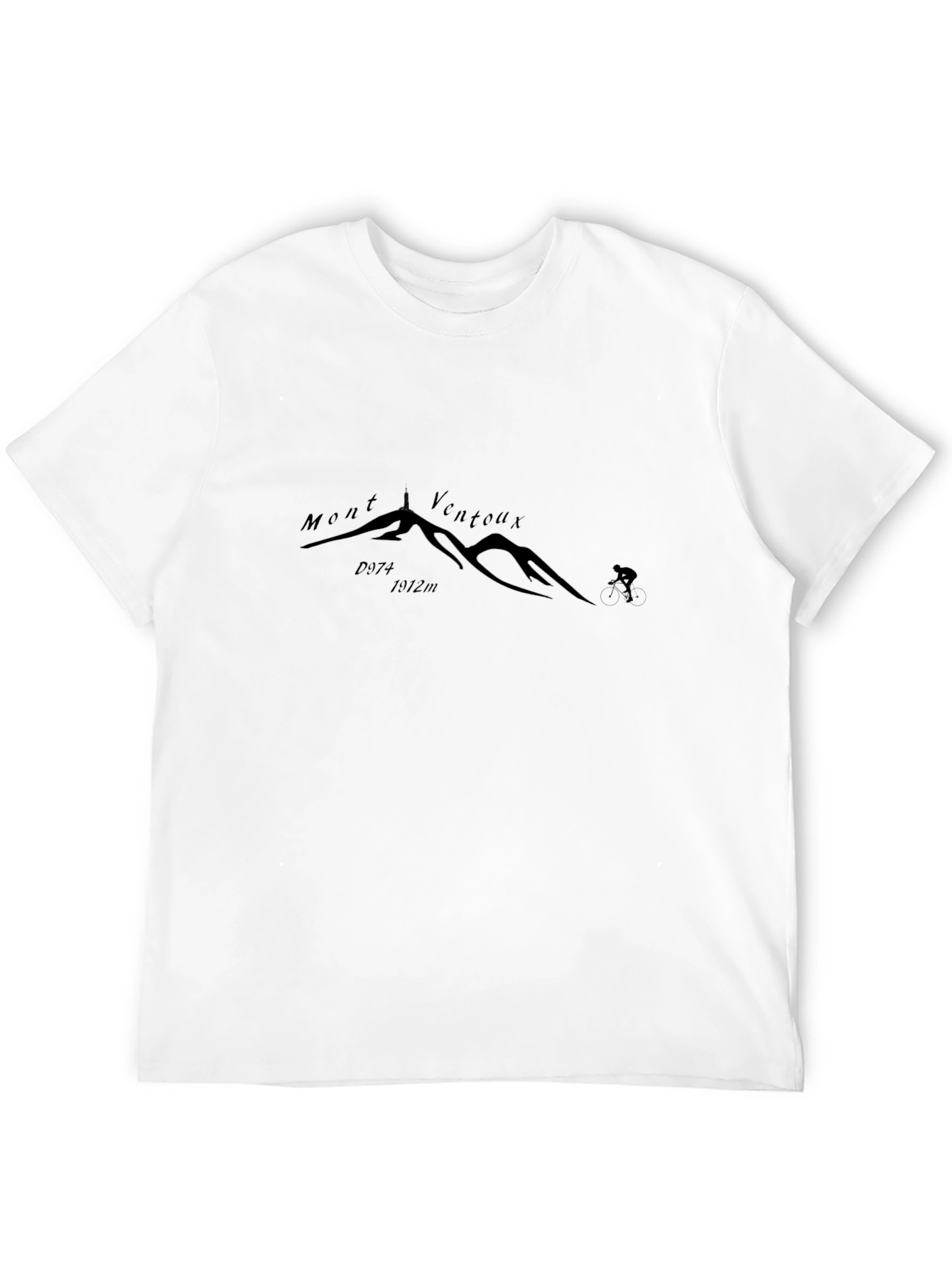 Mont Ventoux Cycling T-Shirt - Black