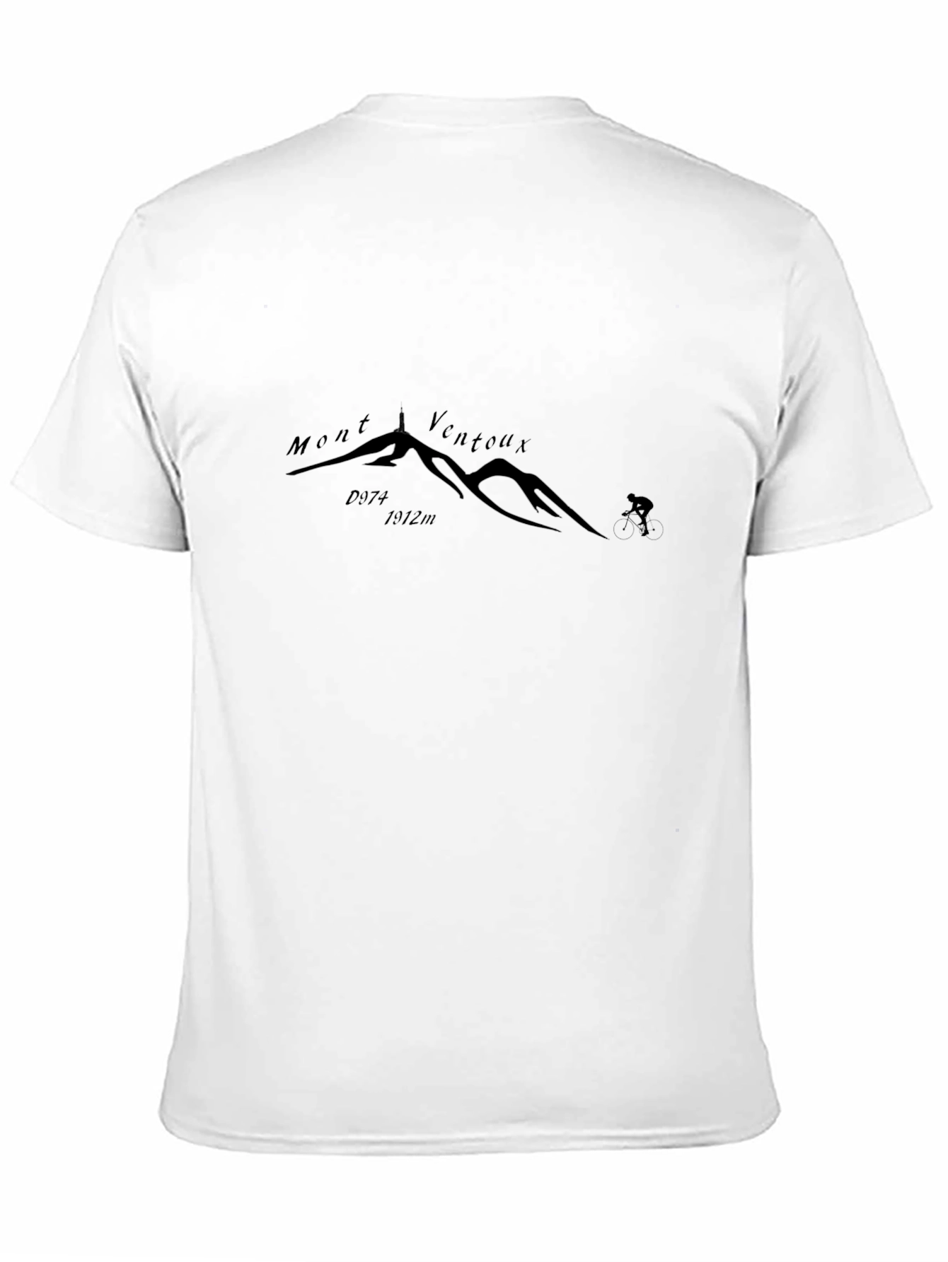 Mont Ventoux Cycling T-Shirt - Black