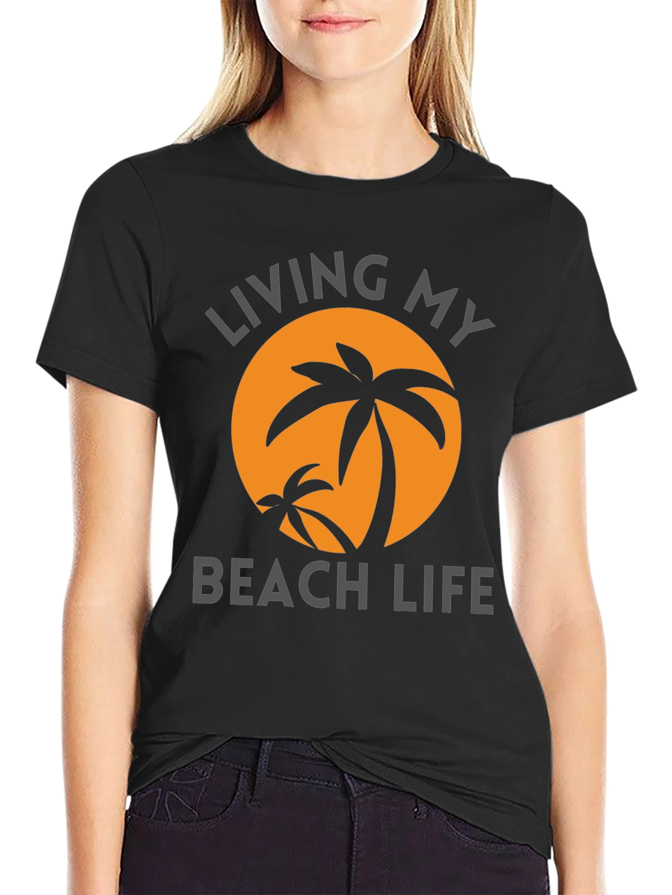 Living My Beach Life Graphic T-Shirt