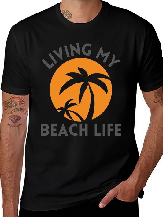 Living My Beach Life Graphic T-Shirt