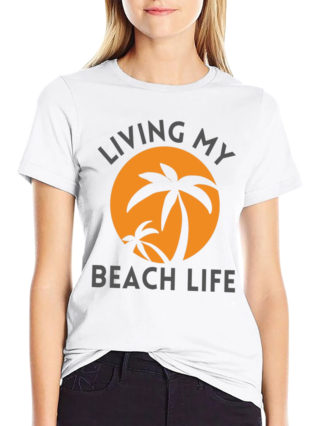 Living My Beach Life Graphic T-Shirt