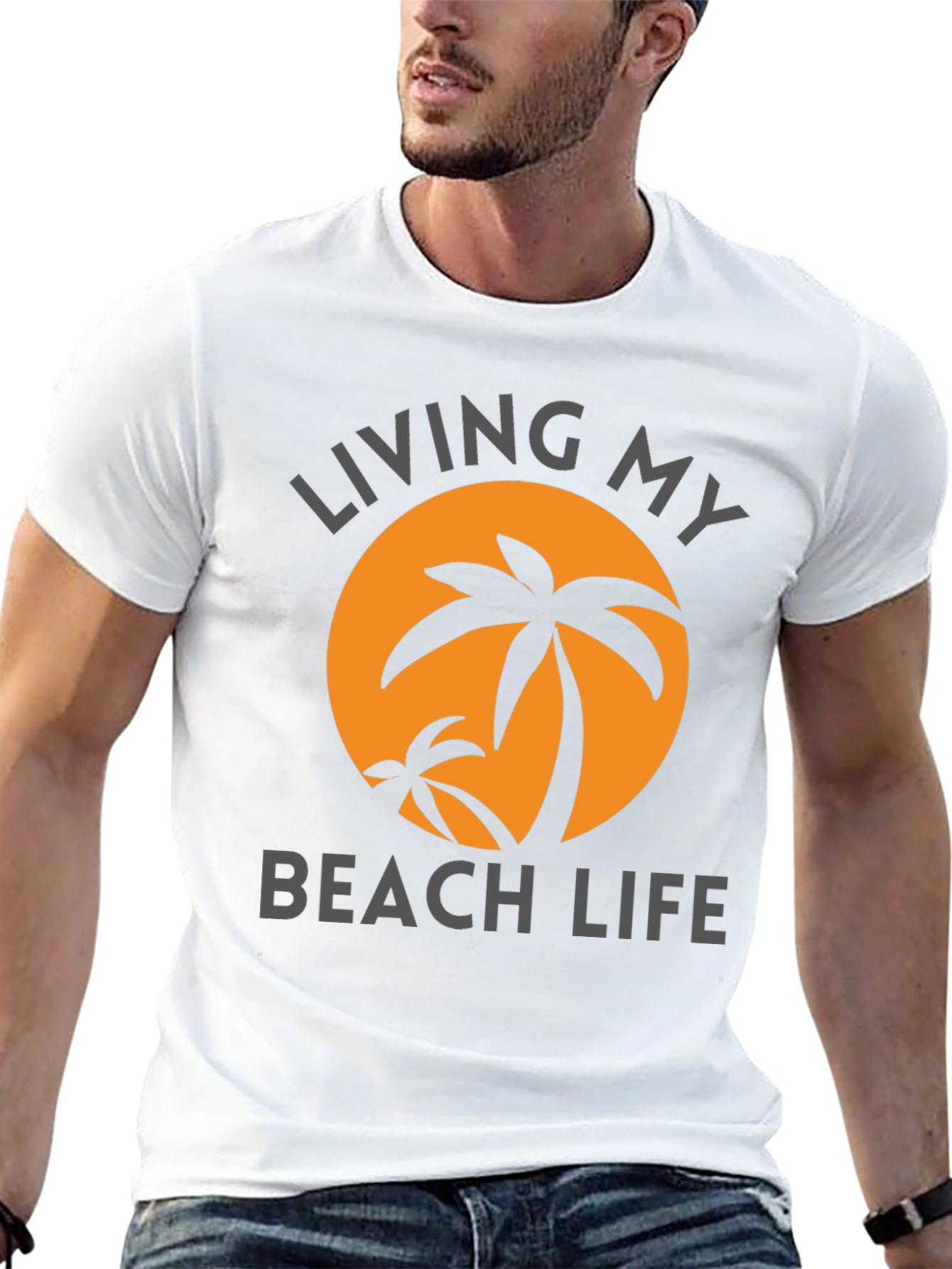 Living My Beach Life Graphic T-Shirt