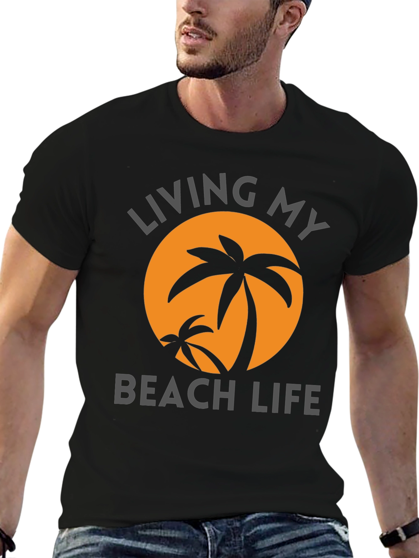 Living My Beach Life Graphic T-Shirt