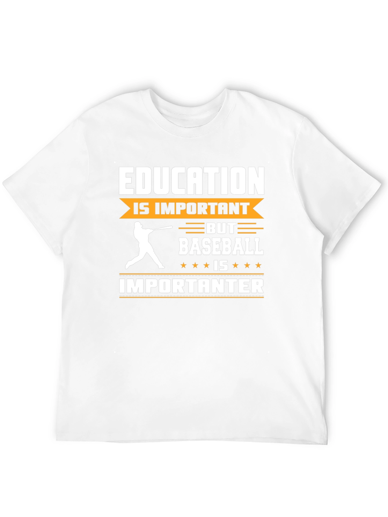 Education Important? Baseball Importanter Funny Graphic Tee