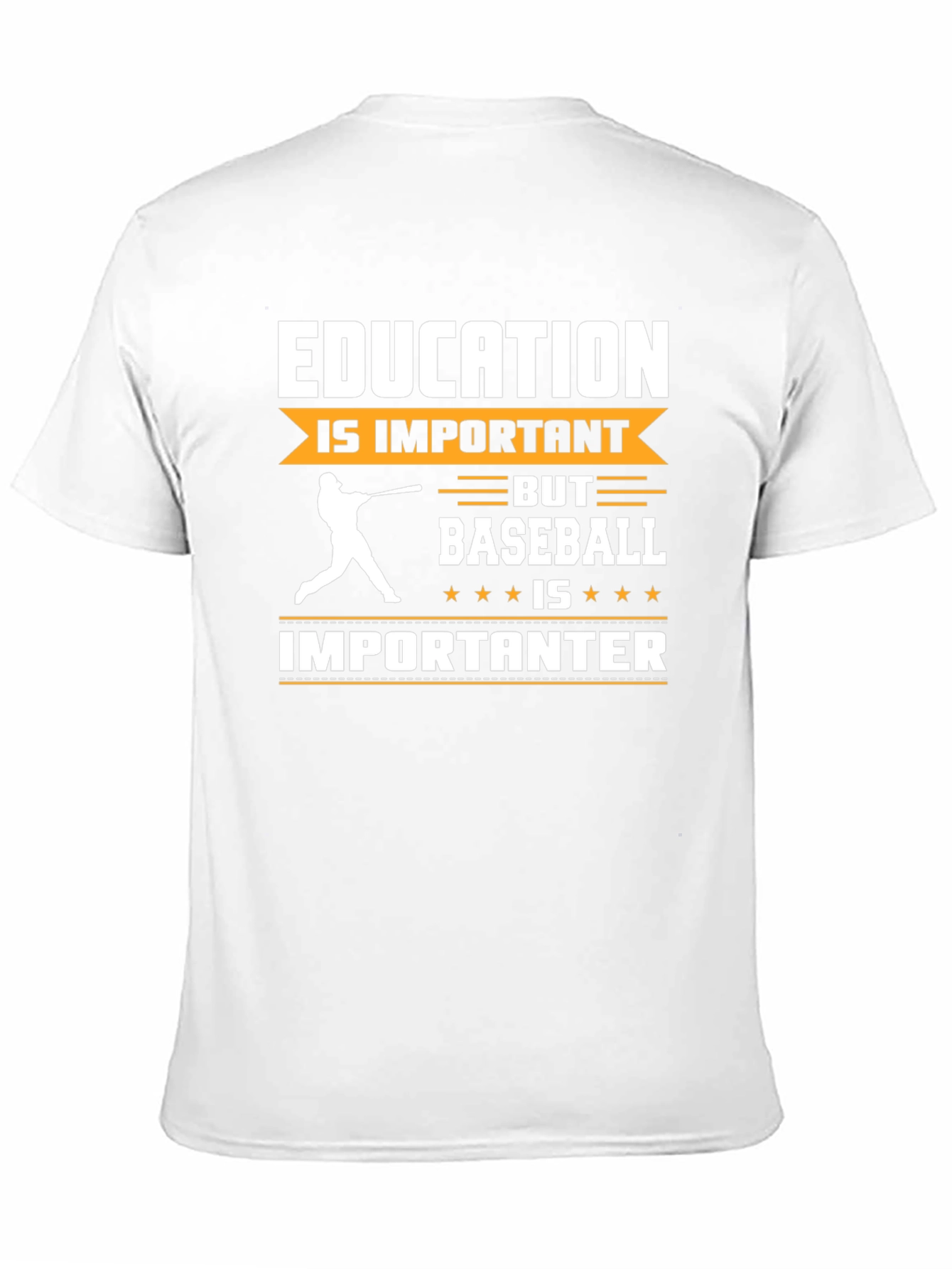 Education Important? Baseball Importanter Funny Graphic Tee
