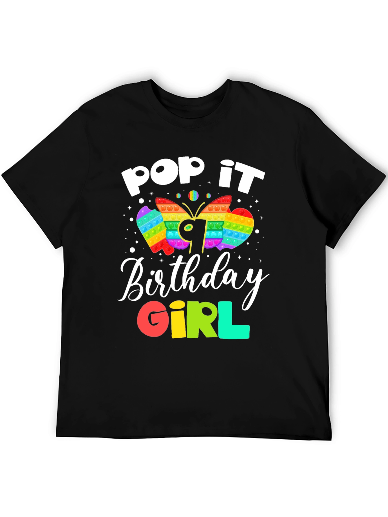 Pop It Birthday Girl T-Shirt