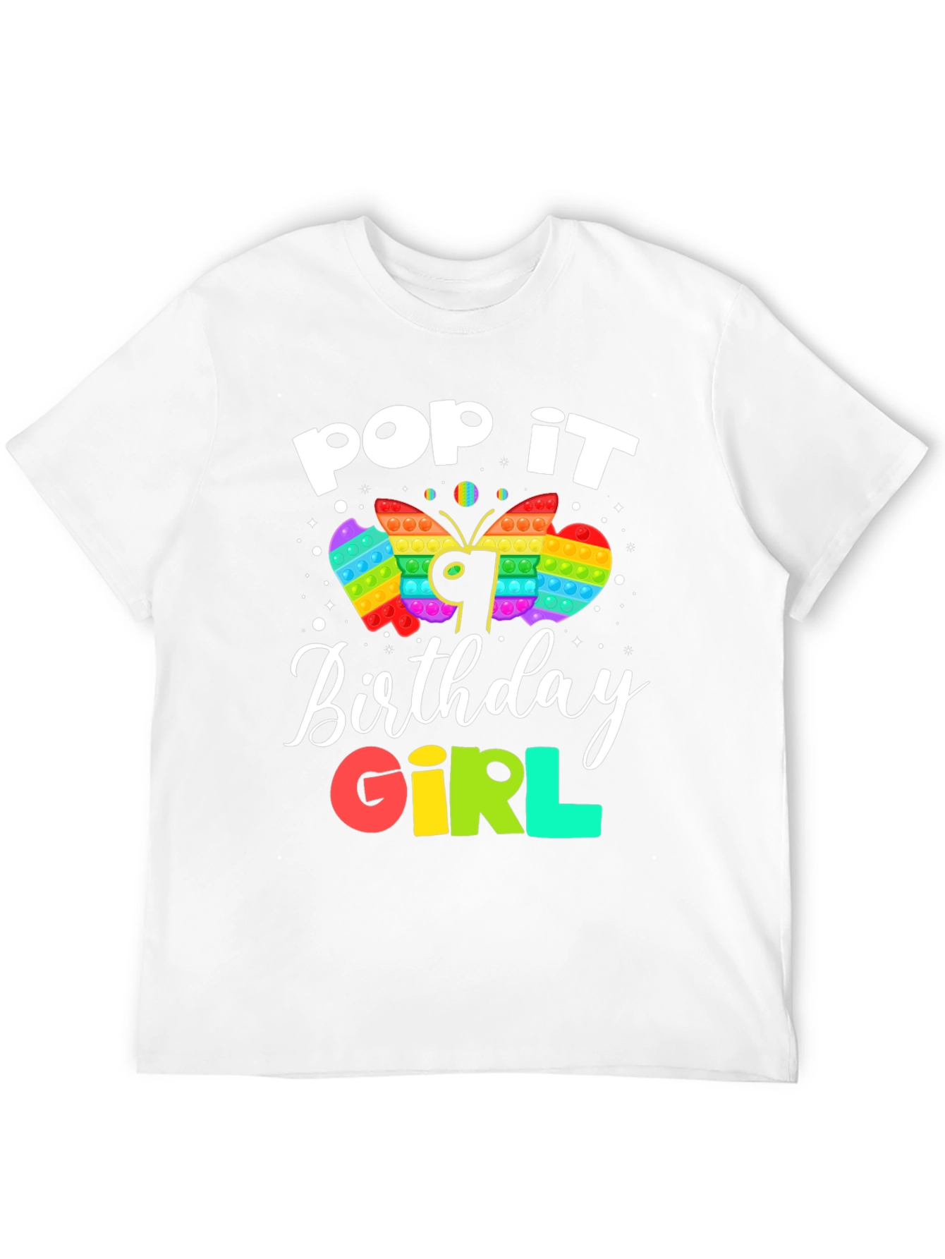 Pop It Birthday Girl T-Shirt