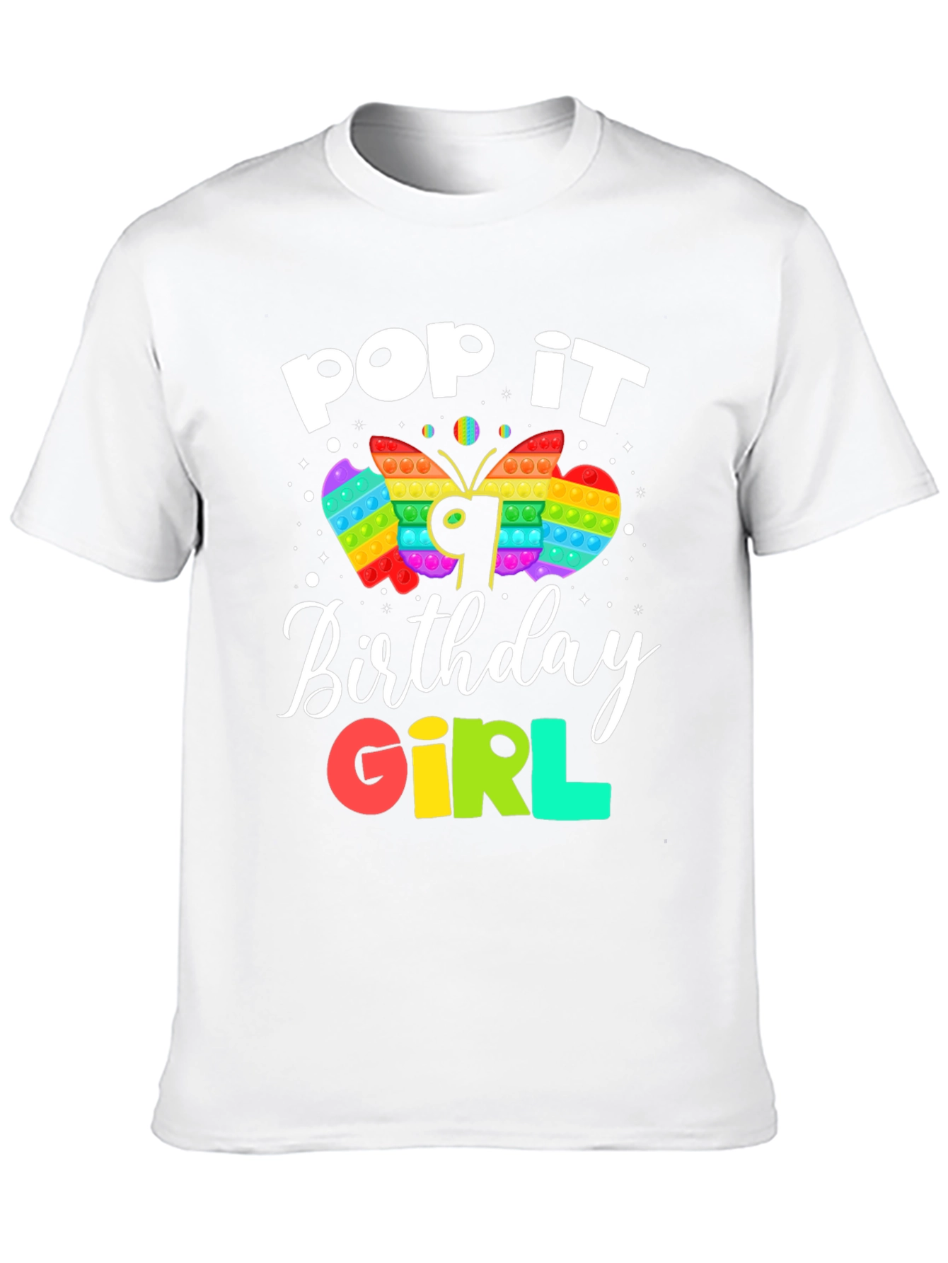 Pop It Birthday Girl T-Shirt