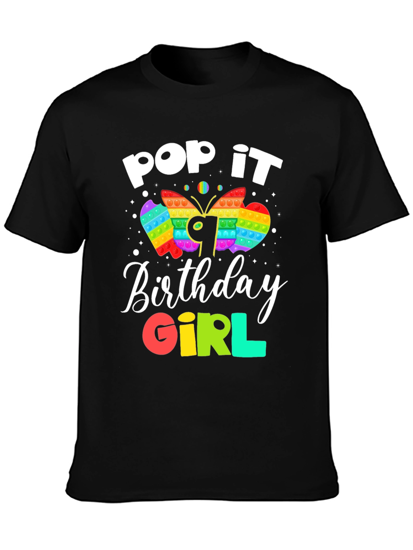 Pop It Birthday Girl T-Shirt