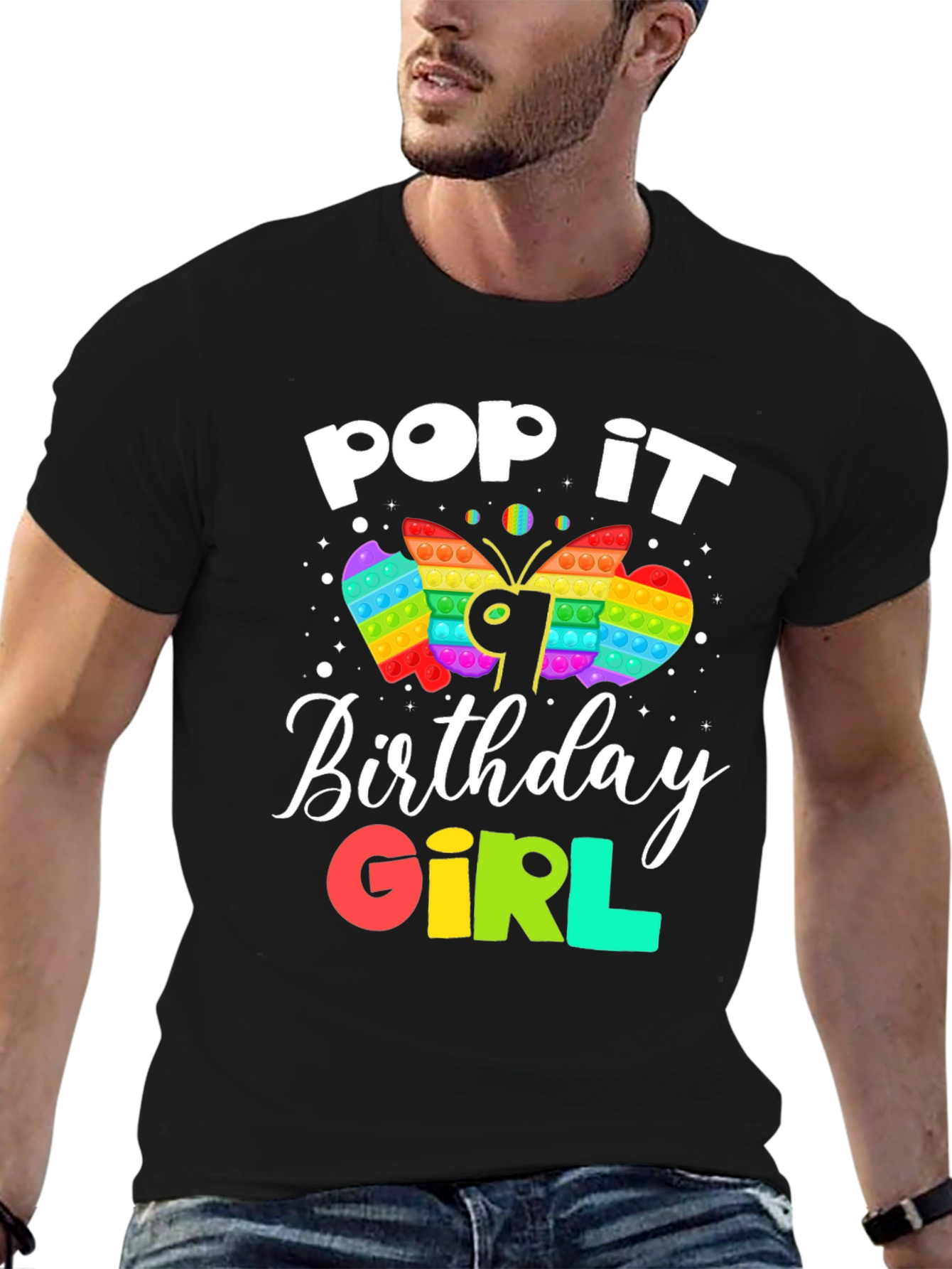 Pop It Birthday Girl T-Shirt