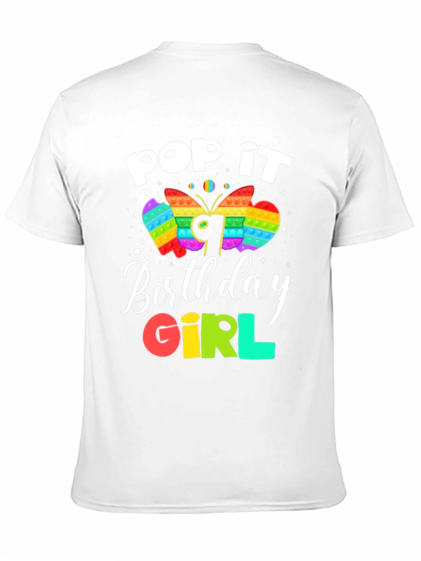 Pop It Birthday Girl T-Shirt