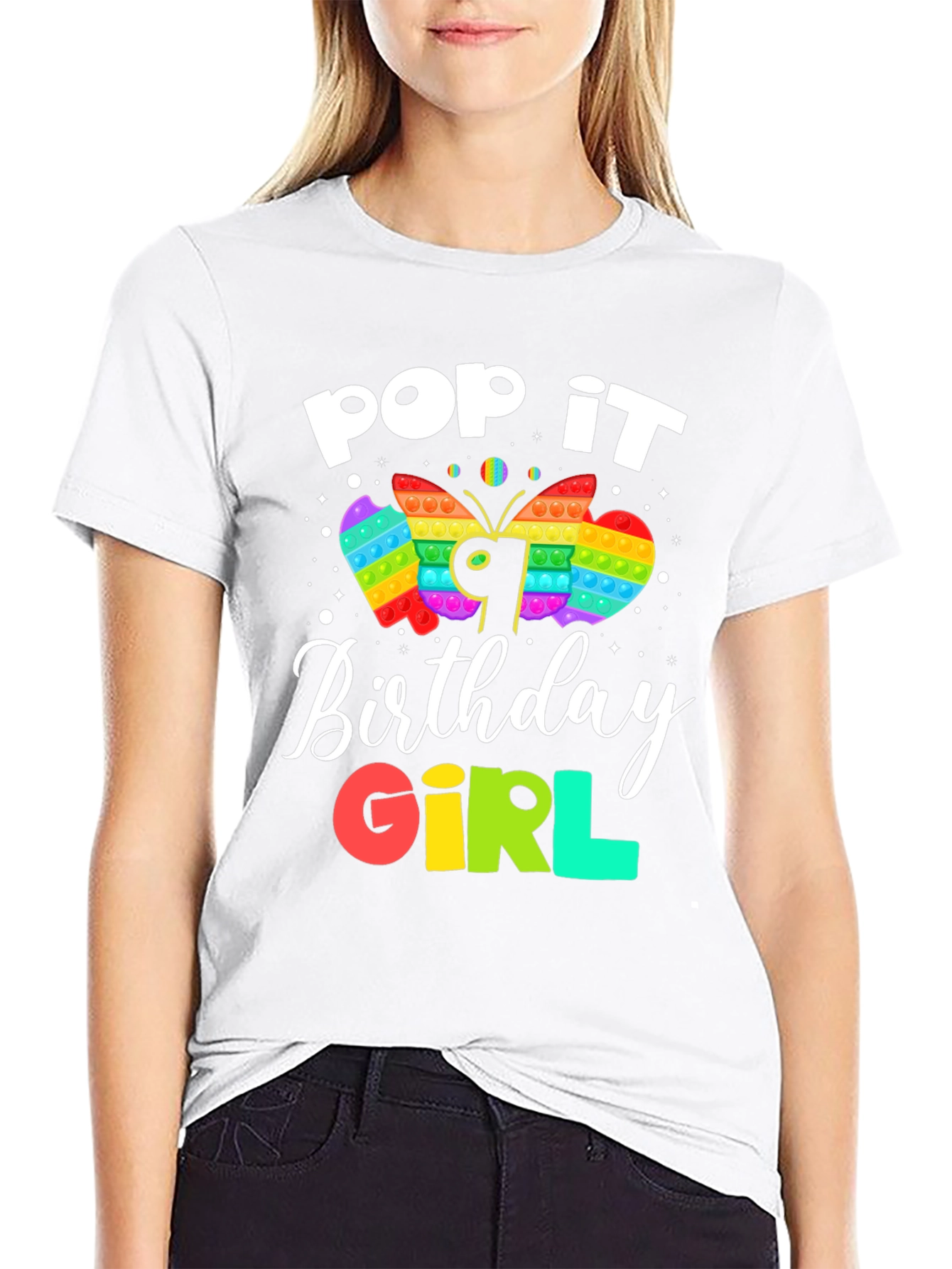 Pop It Birthday Girl T-Shirt