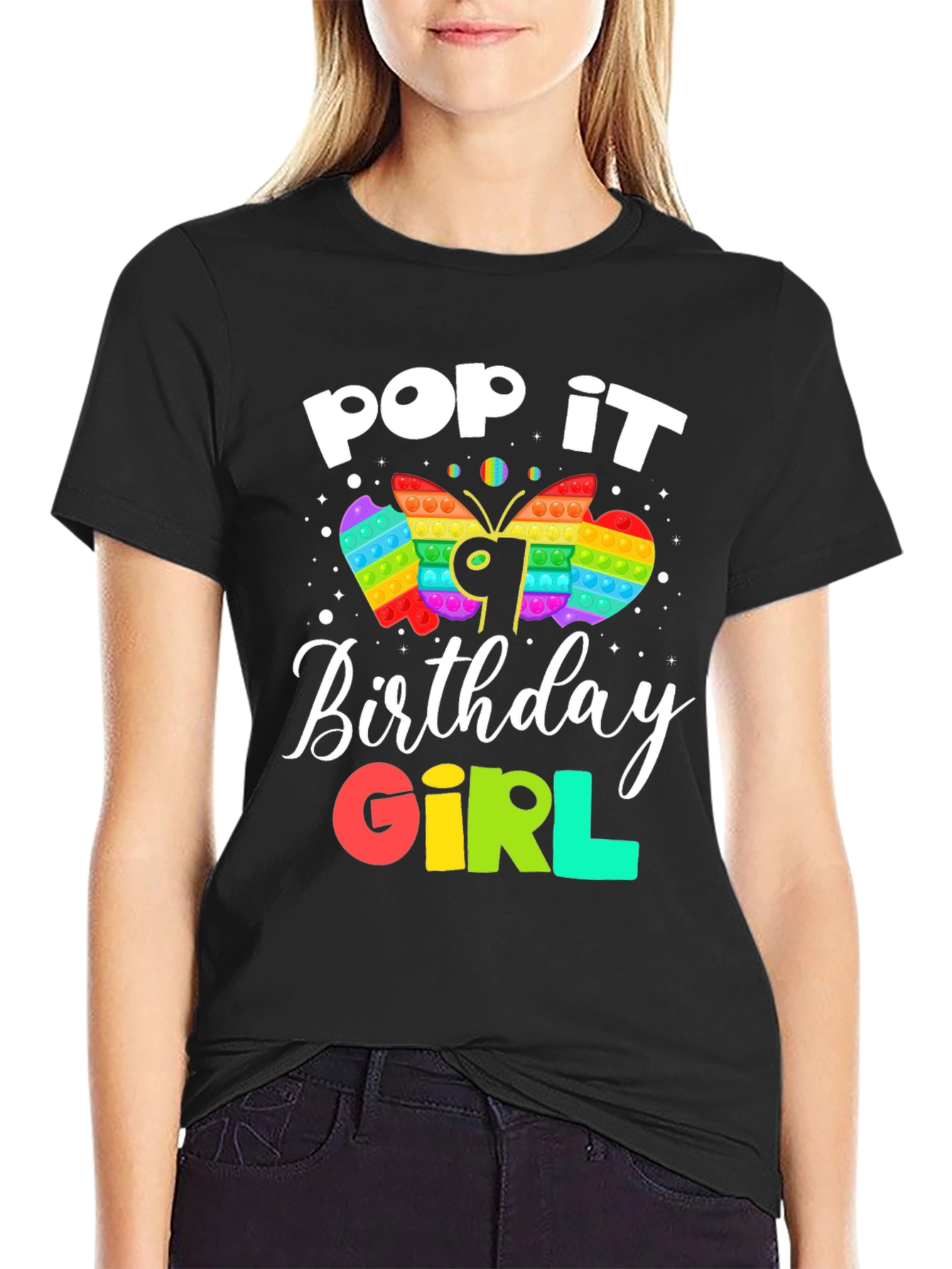 Pop It Birthday Girl T-Shirt