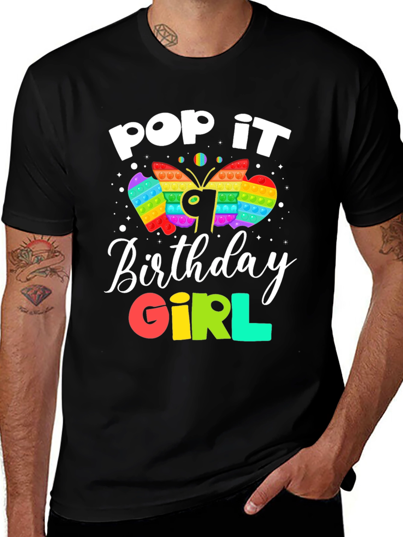 Pop It Birthday Girl T-Shirt